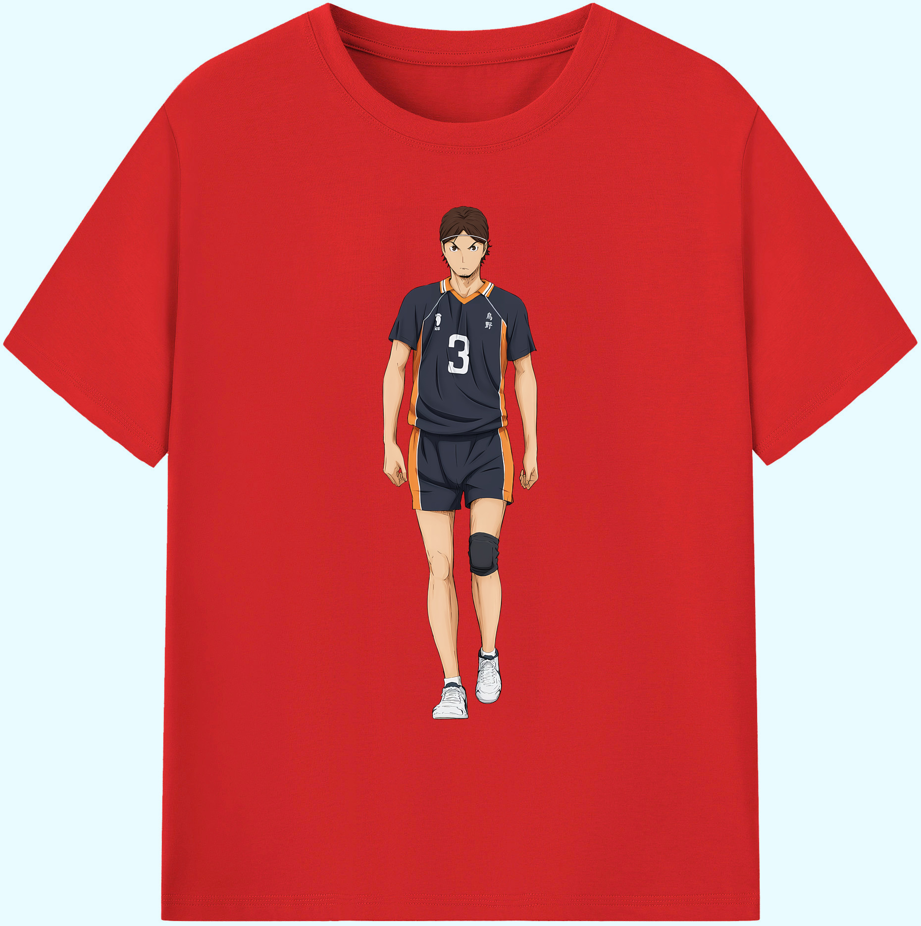 （画像用） ハイキュー!! Haikyu!! 綿100％ メンズ半袖Tシャツ｜肌触りやわらか＆通気性