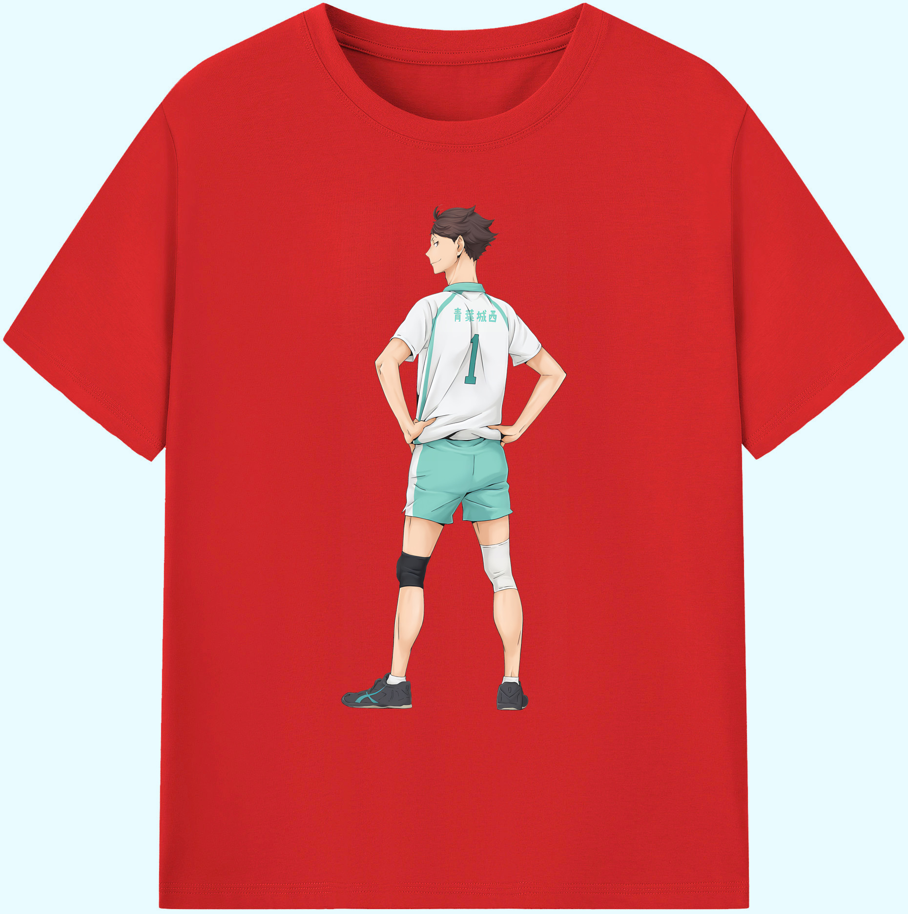 （画像用） ハイキュー!! Haikyu!! 綿100％ メンズ半袖Tシャツ｜肌触りやわらか＆通気性