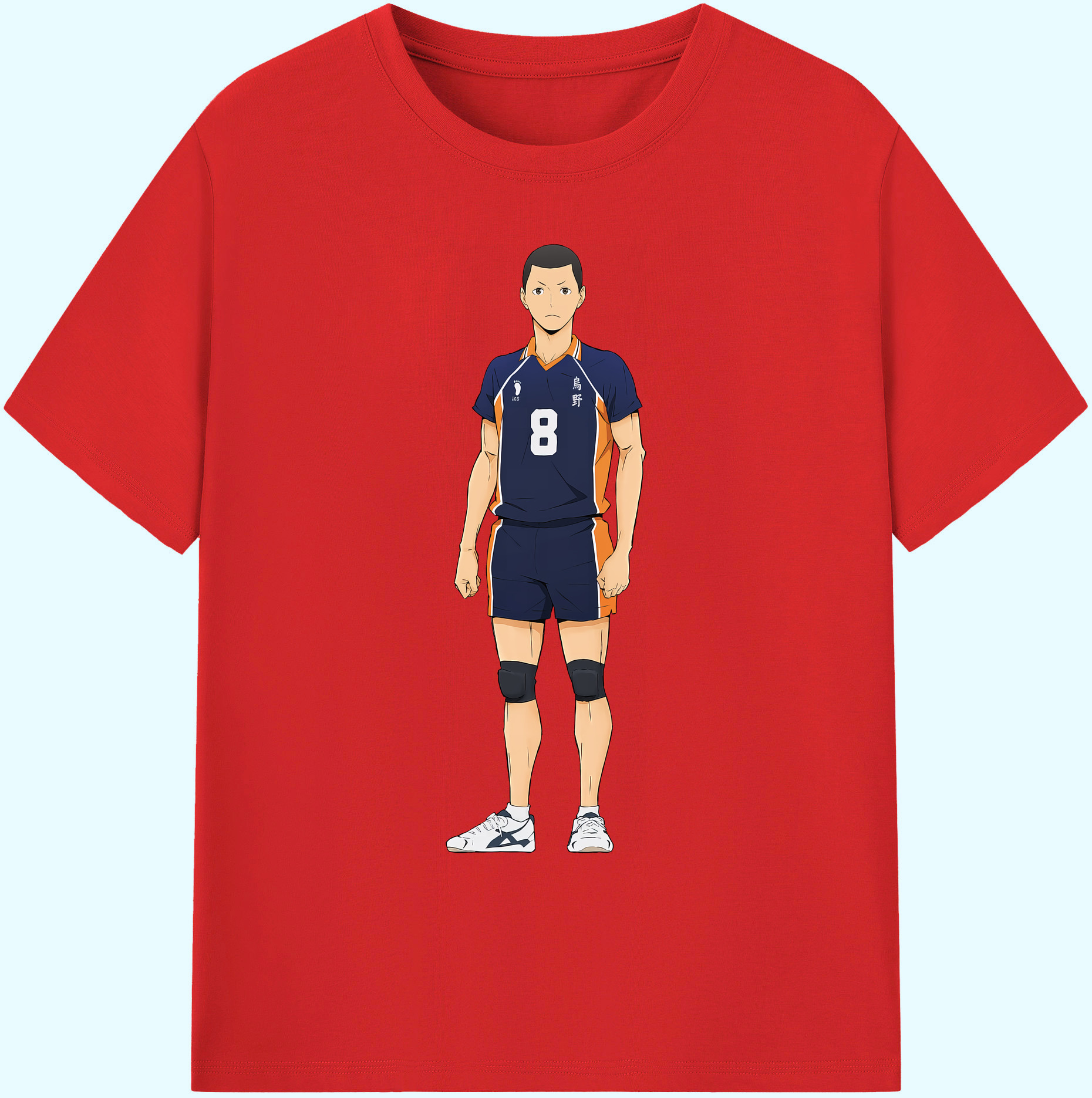 （画像用） ハイキュー!! Haikyu!! 綿100％ メンズ半袖Tシャツ｜肌触りやわらか＆通気性