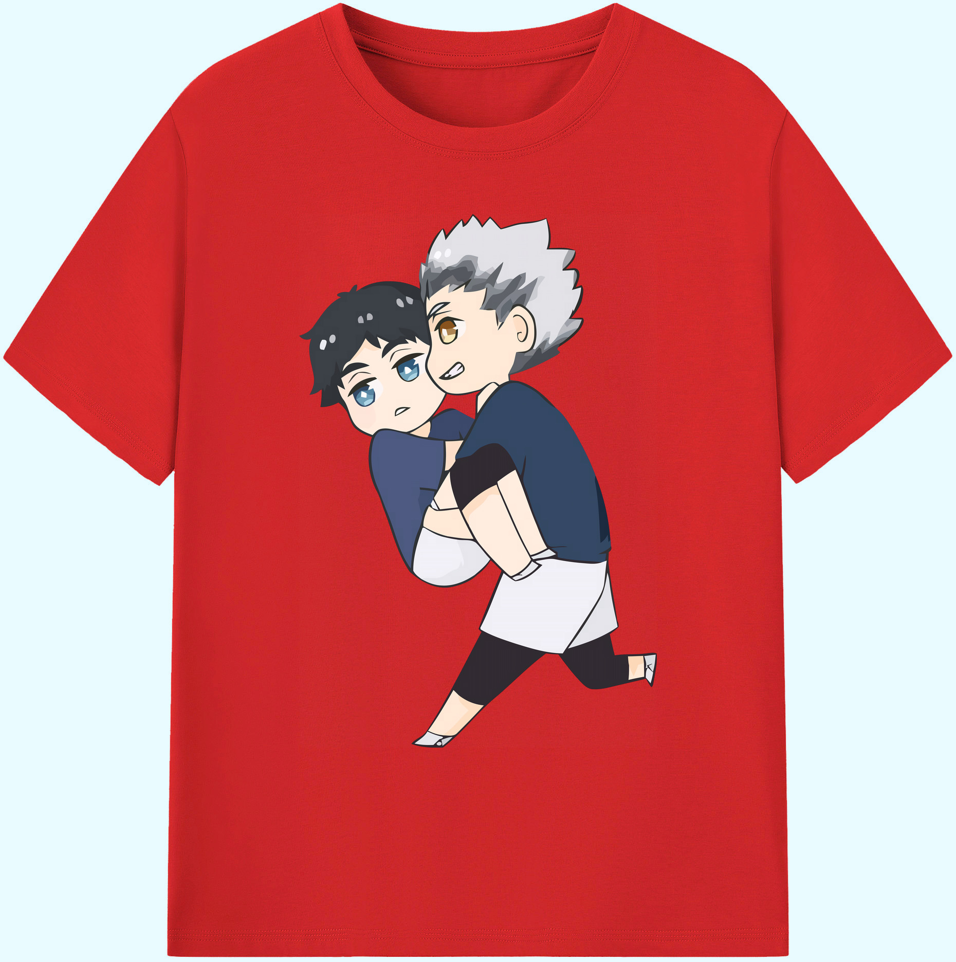 （画像用） ハイキュー!! Haikyu!! 綿100％ メンズ半袖Tシャツ｜肌触りやわらか＆通気性