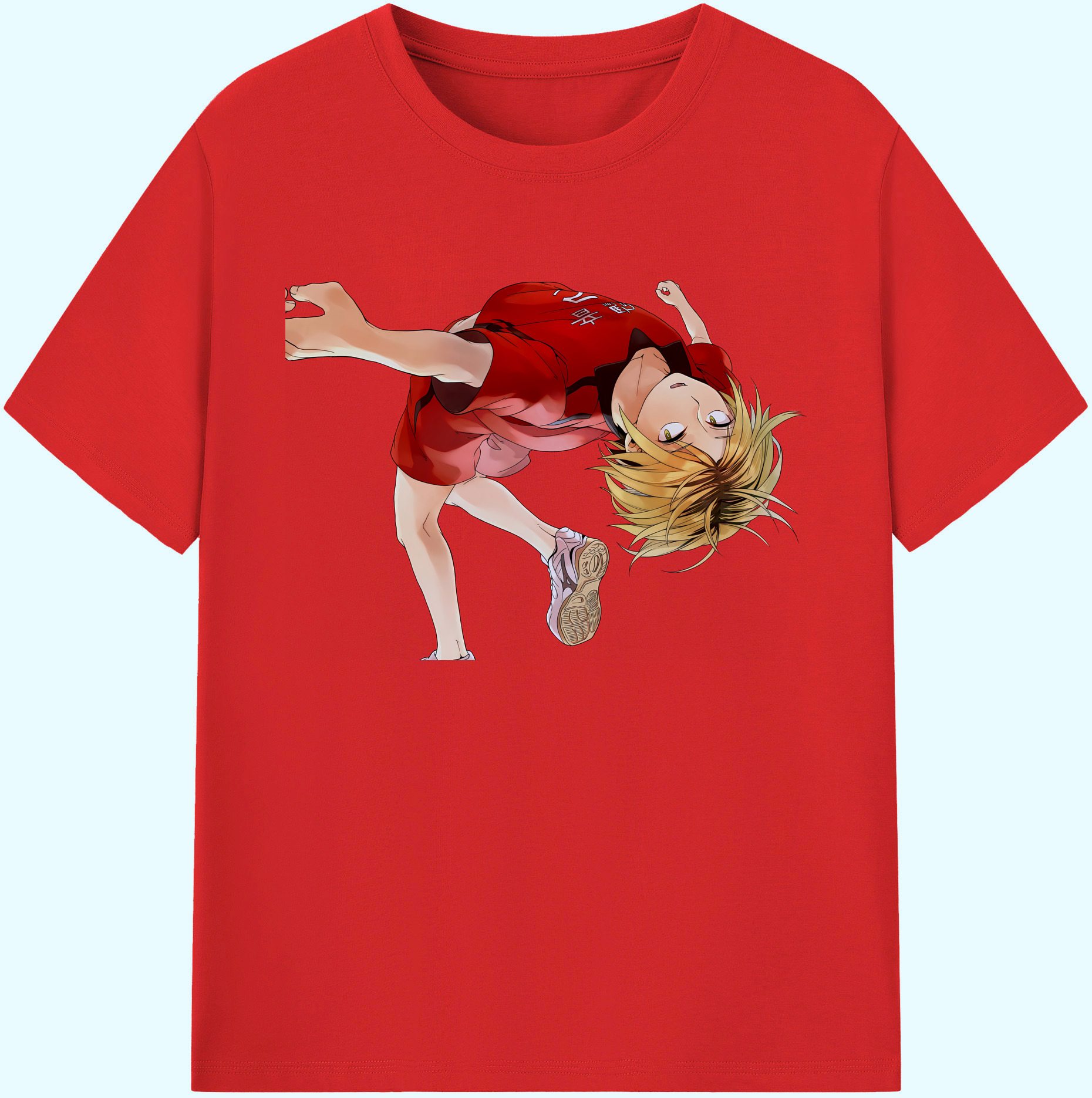 （画像用） ハイキュー!! Haikyu!! 綿100％ メンズ半袖Tシャツ｜肌触りやわらか＆通気性