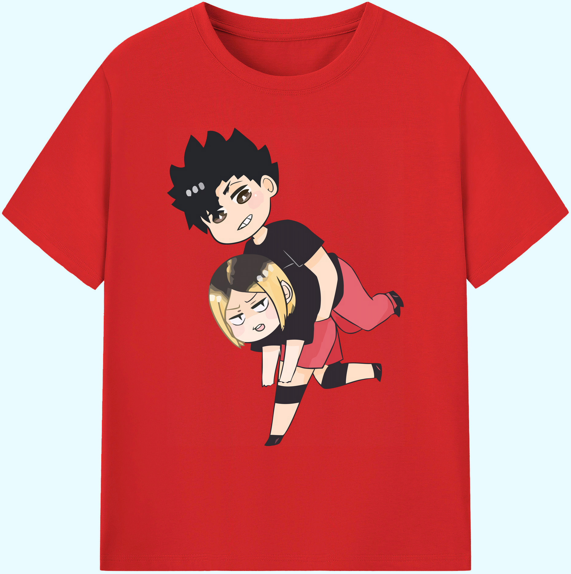 （画像用） ハイキュー!! Haikyu!! 綿100％ メンズ半袖Tシャツ｜肌触りやわらか＆通気性