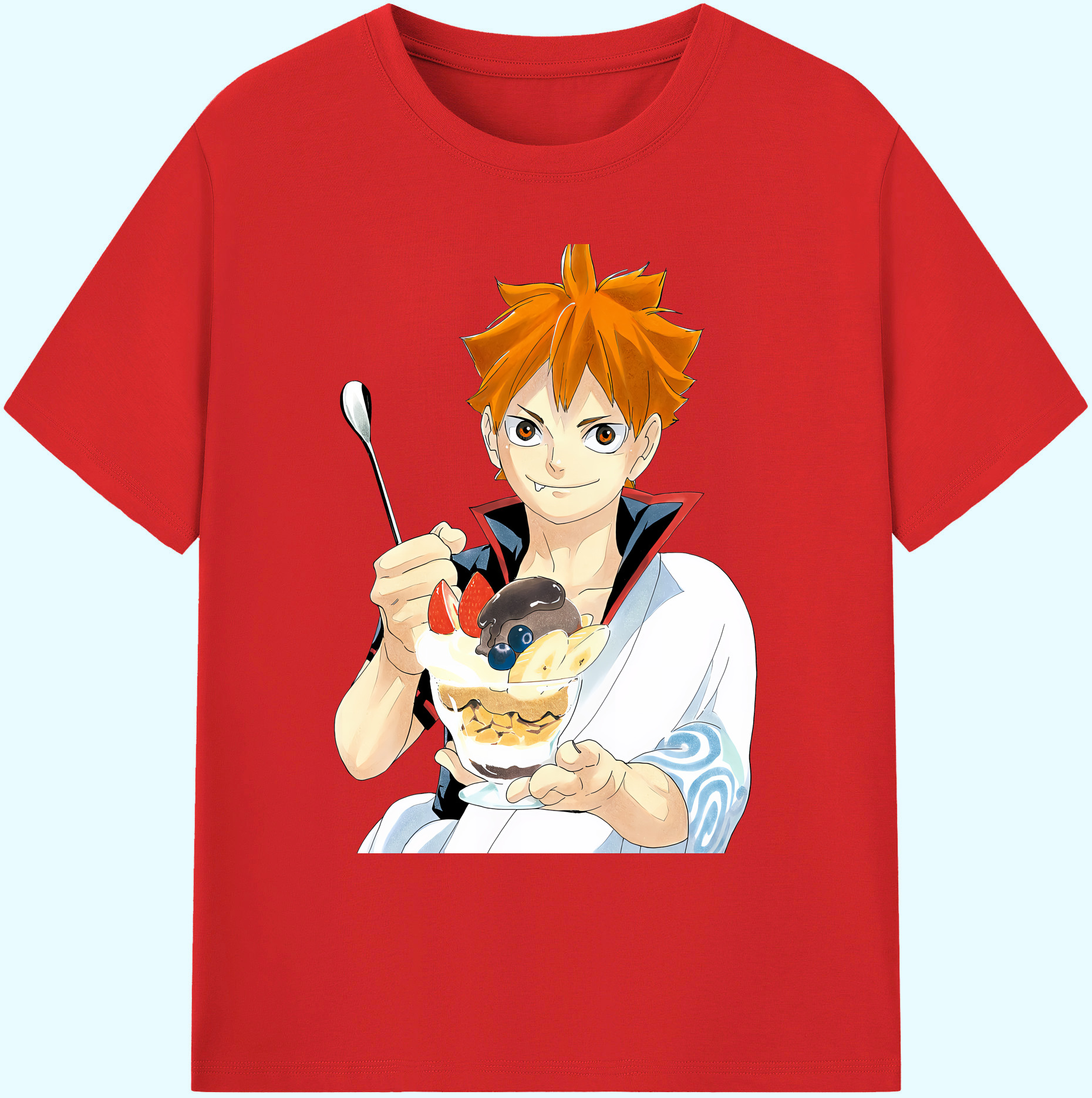 （画像用） ハイキュー!! Haikyu!! 綿100％ メンズ半袖Tシャツ｜肌触りやわらか＆通気性