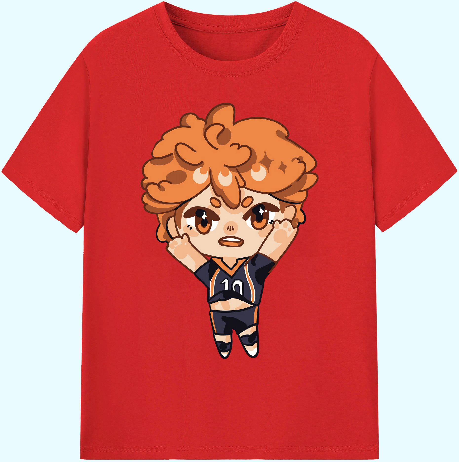 （画像用） ハイキュー!! Haikyu!! 綿100％ メンズ半袖Tシャツ｜肌触りやわらか＆通気性