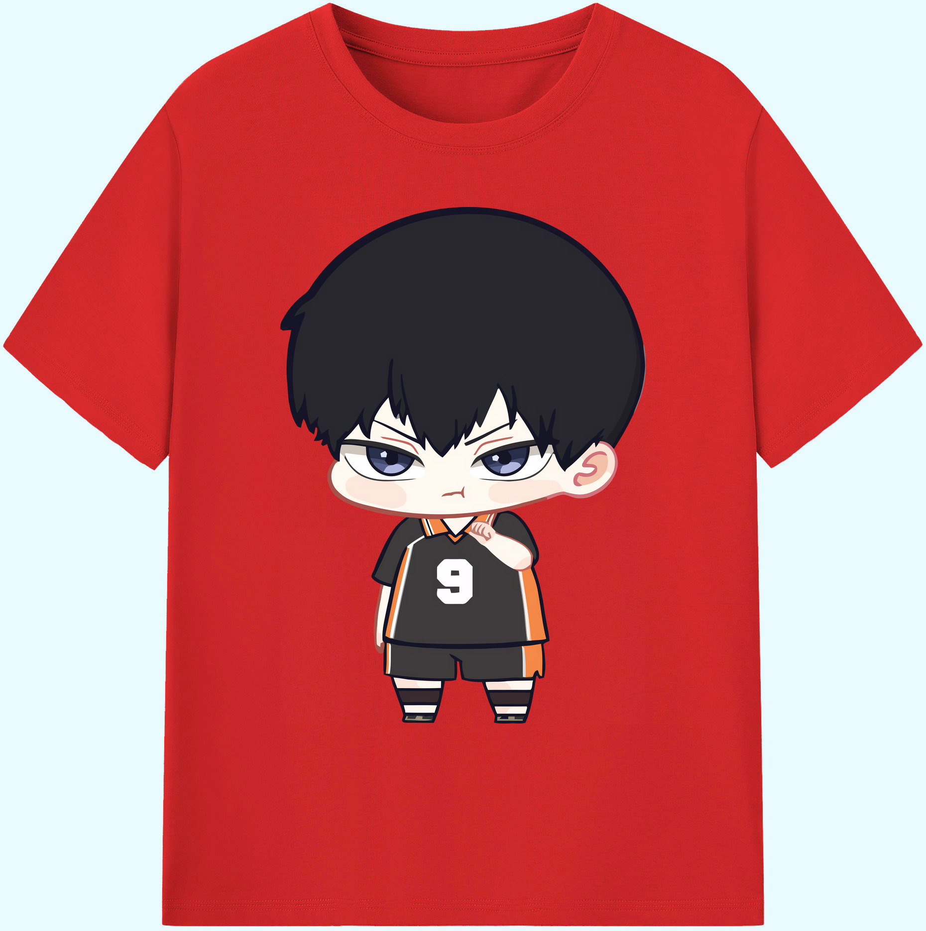 （画像用） ハイキュー!! Haikyu!! 綿100％ メンズ半袖Tシャツ｜肌触りやわらか＆通気性