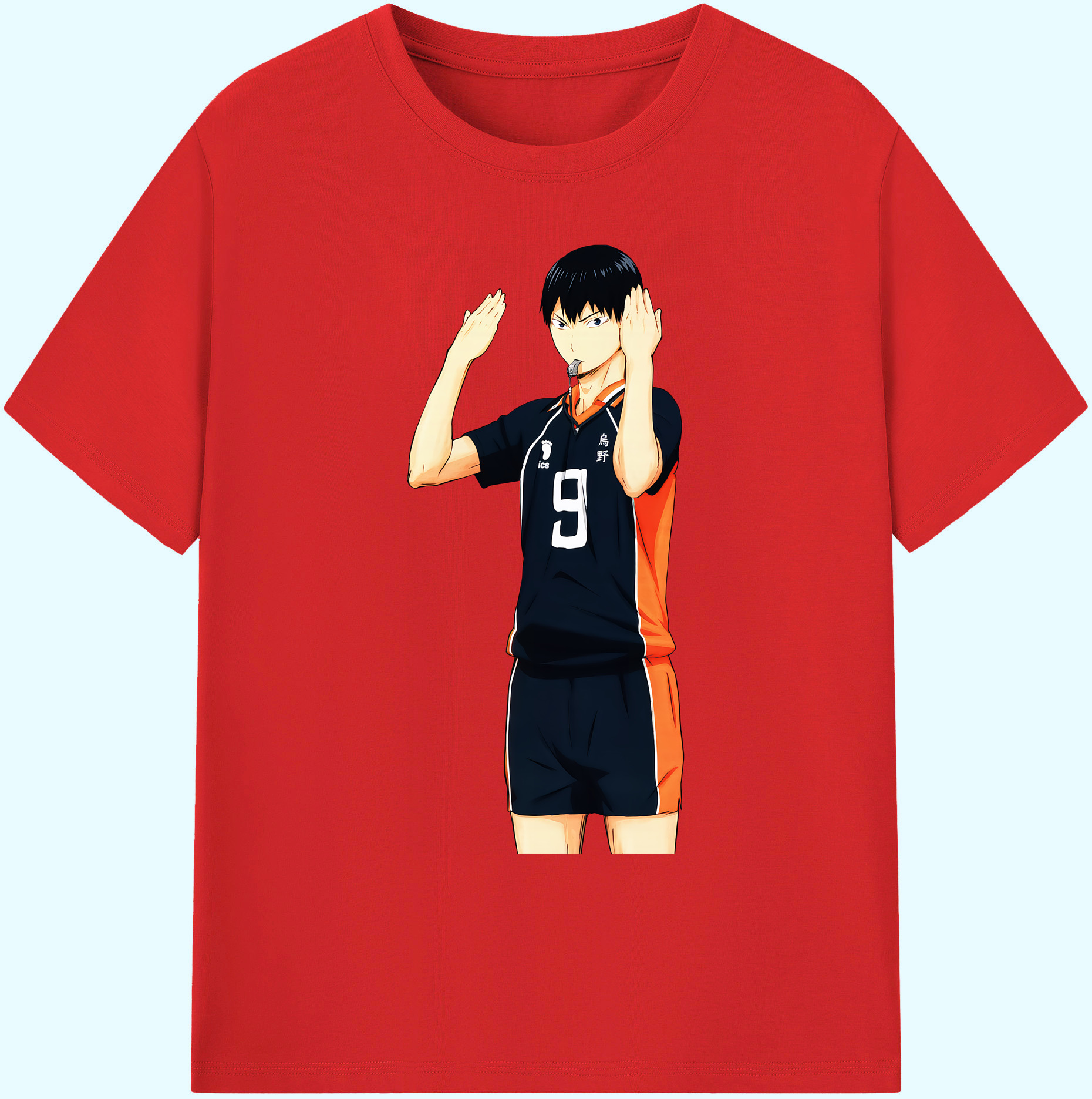 （画像用） ハイキュー!! Haikyu!! 綿100％ メンズ半袖Tシャツ｜肌触りやわらか＆通気性