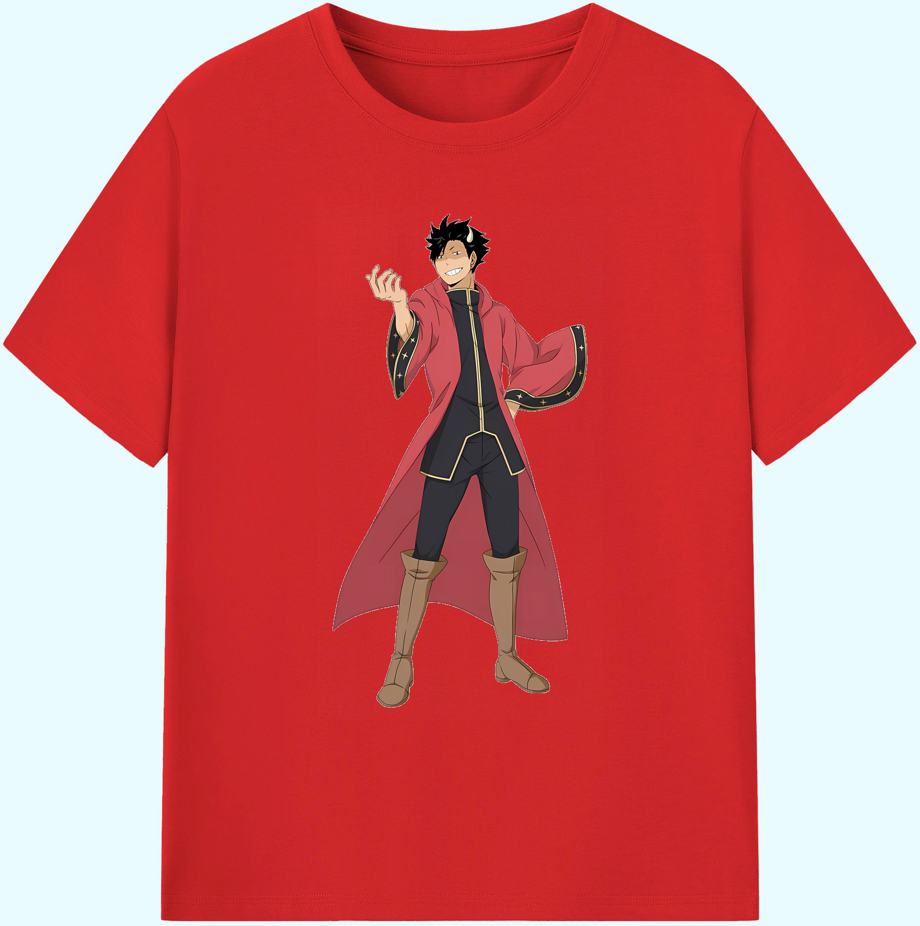 （画像用） ハイキュー!! Haikyu!! 綿100％ メンズ半袖Tシャツ｜肌触りやわらか＆通気性