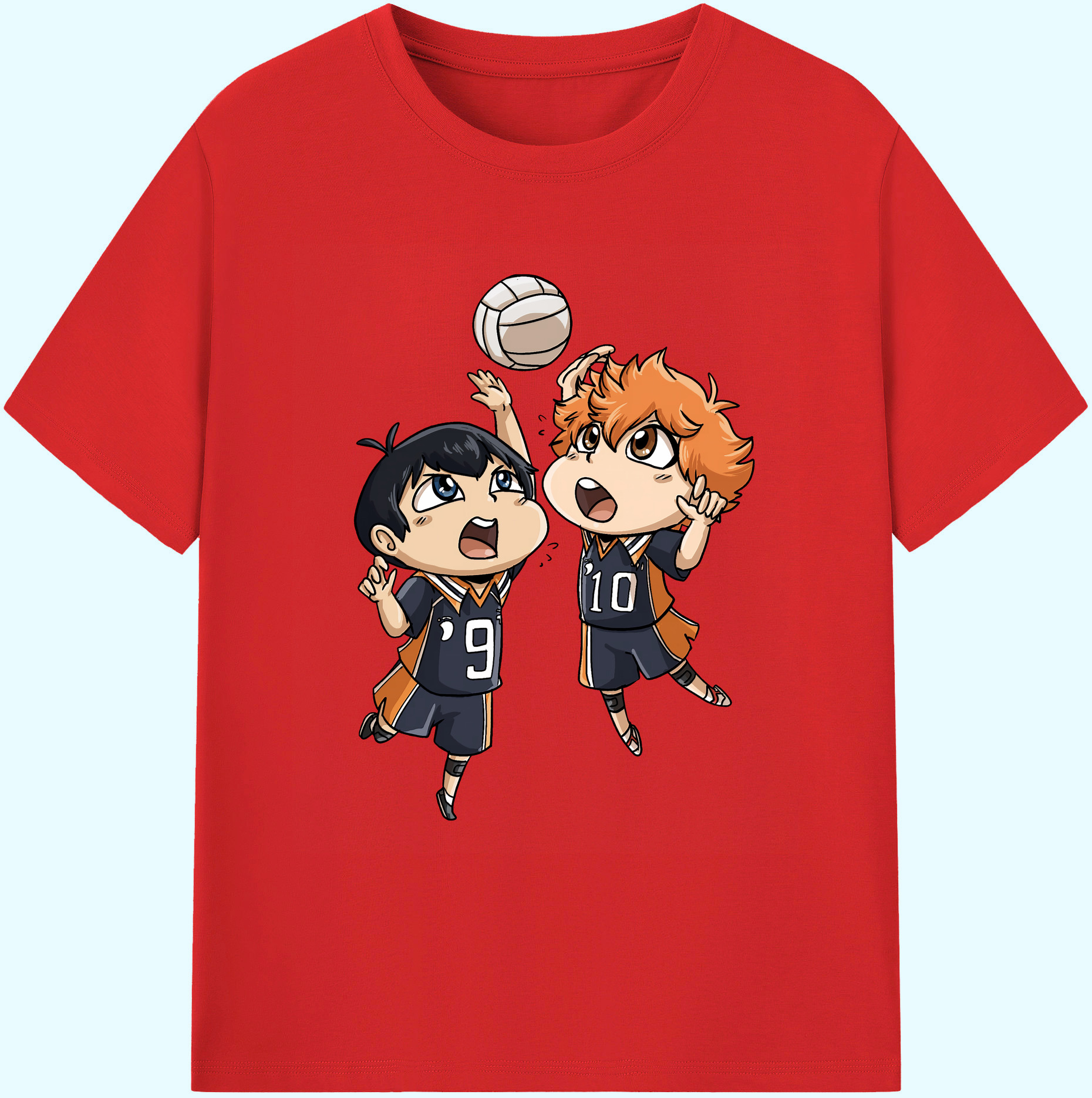 （画像用） ハイキュー!! Haikyu!! 綿100％ メンズ半袖Tシャツ｜肌触りやわらか＆通気性