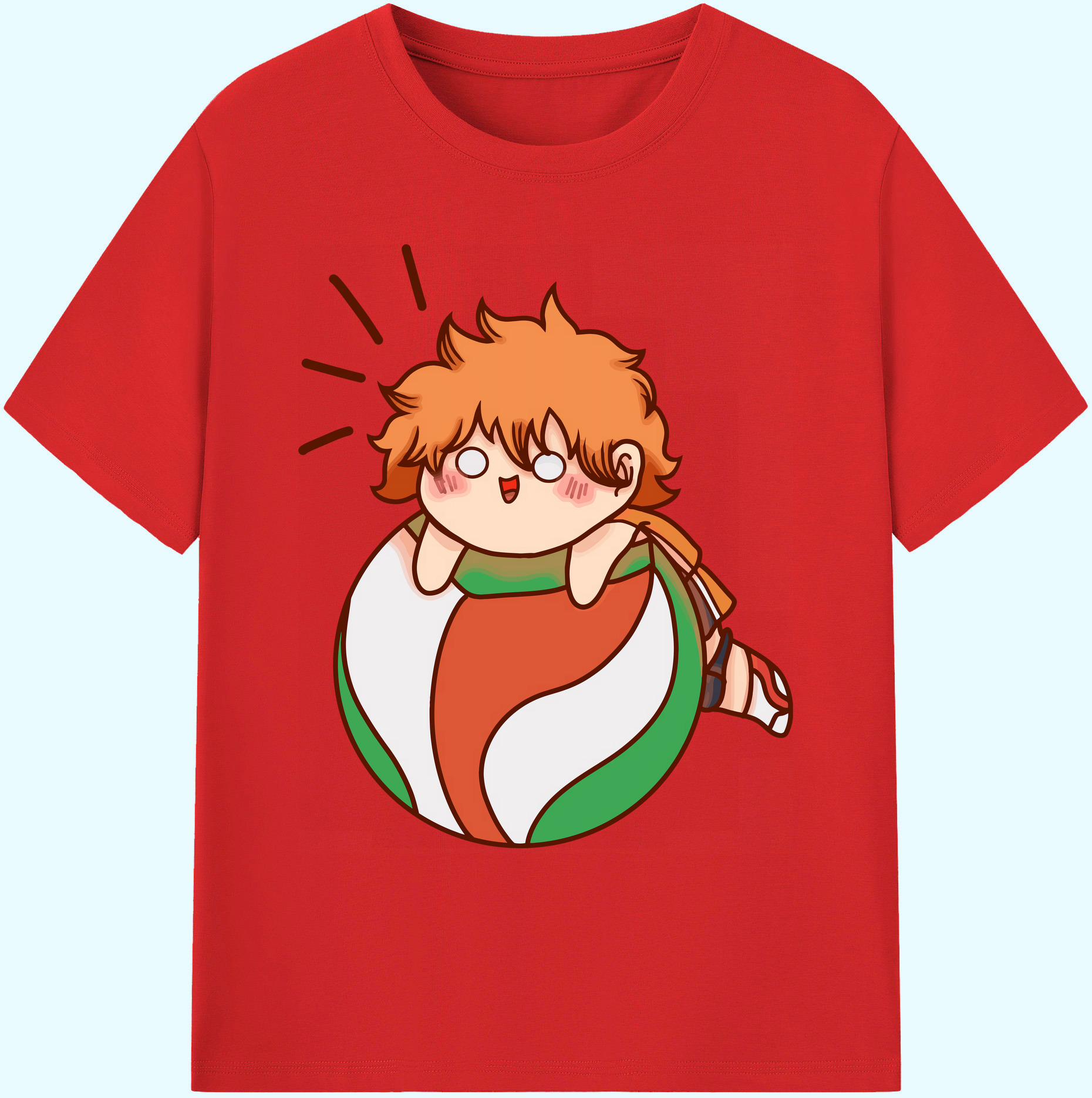 （画像用） ハイキュー!! Haikyu!! 綿100％ メンズ半袖Tシャツ｜肌触りやわらか＆通気性
