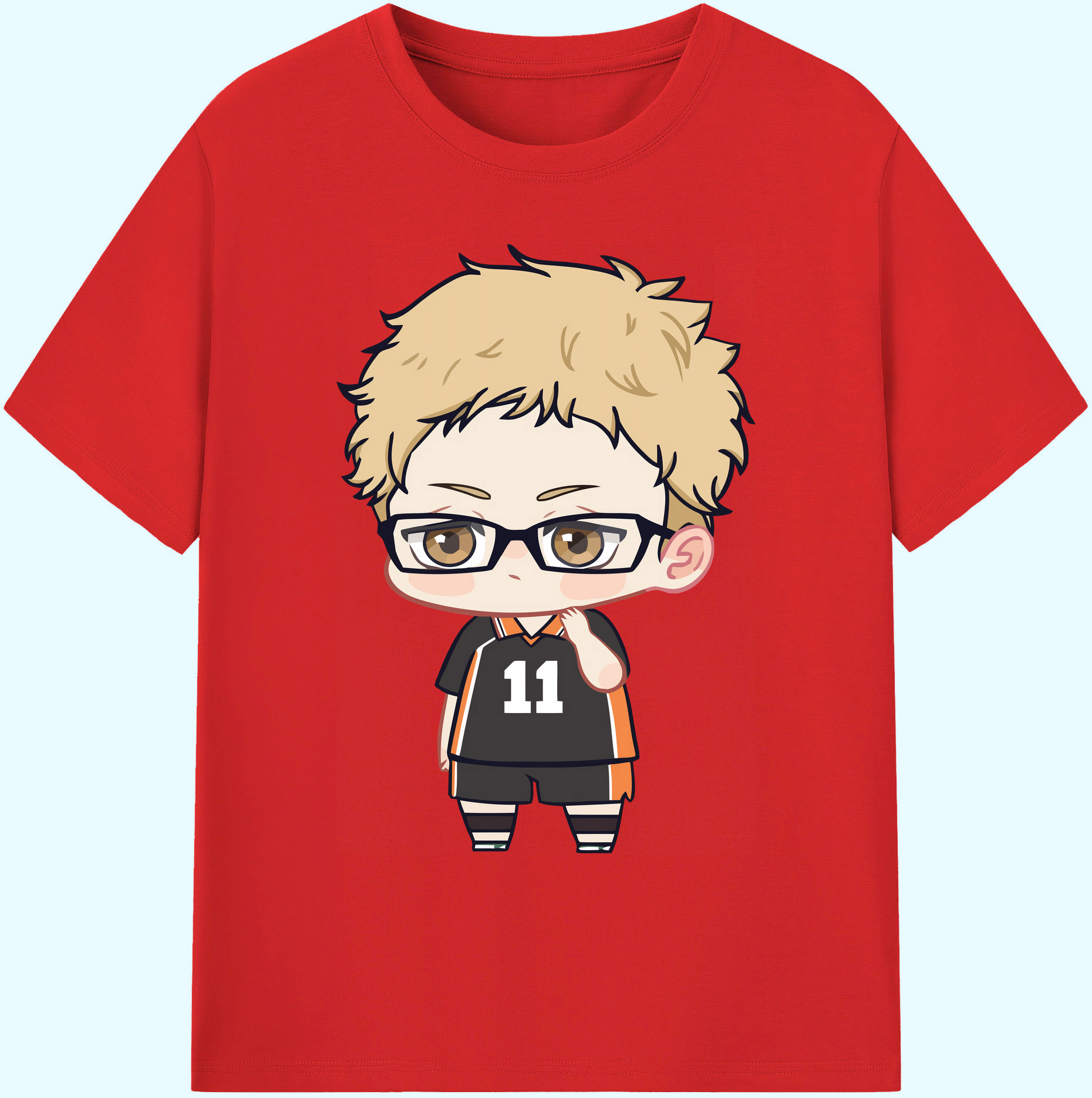 （画像用） ハイキュー!! Haikyu!! 綿100％ メンズ半袖Tシャツ｜肌触りやわらか＆通気性