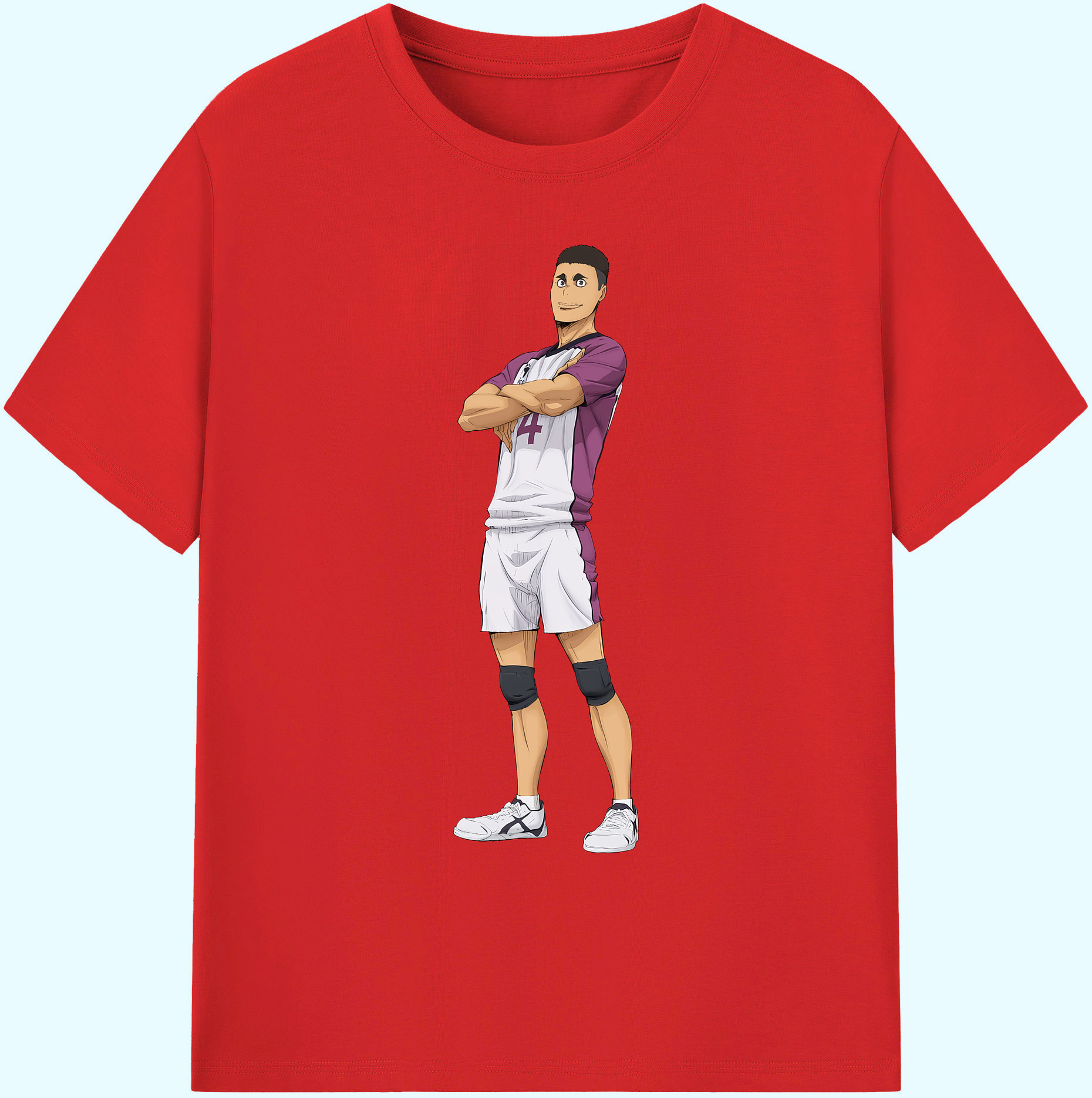 （画像用） ハイキュー!! Haikyu!! 綿100％ メンズ半袖Tシャツ｜肌触りやわらか＆通気性