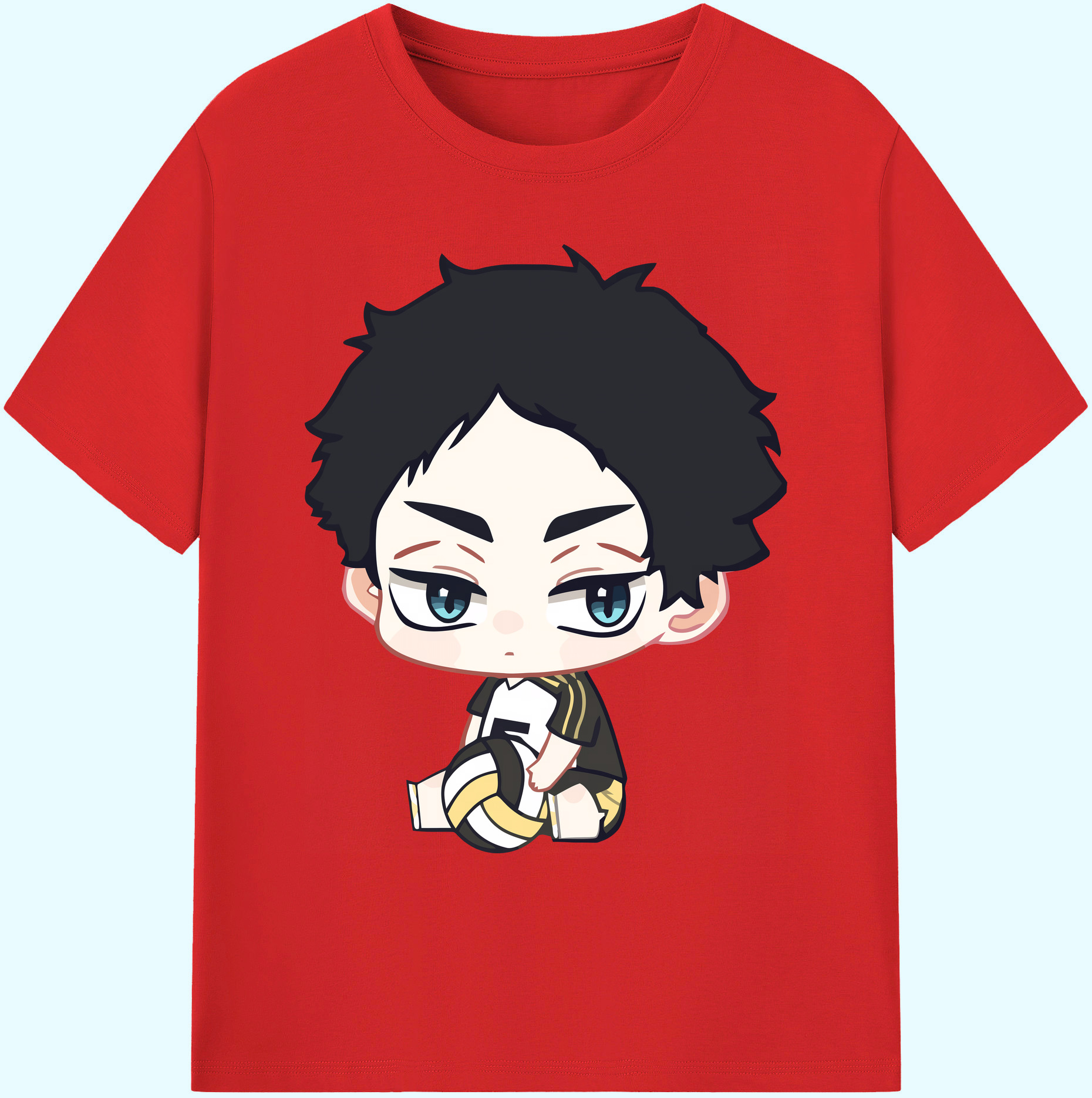 （画像用） ハイキュー!! Haikyu!! 綿100％ メンズ半袖Tシャツ｜肌触りやわらか＆通気性