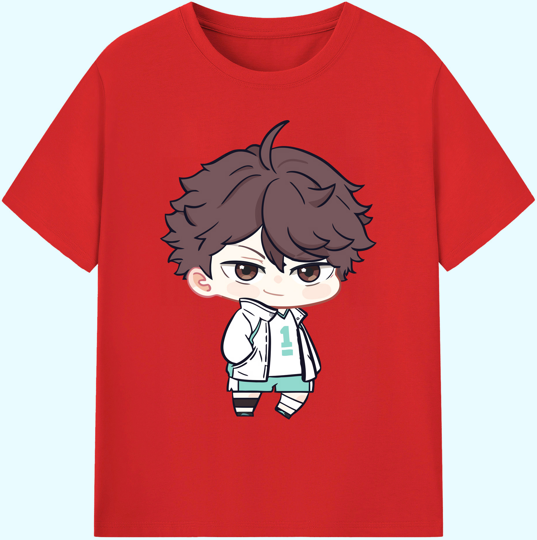 （画像用） ハイキュー!! Haikyu!! 綿100％ メンズ半袖Tシャツ｜肌触りやわらか＆通気性
