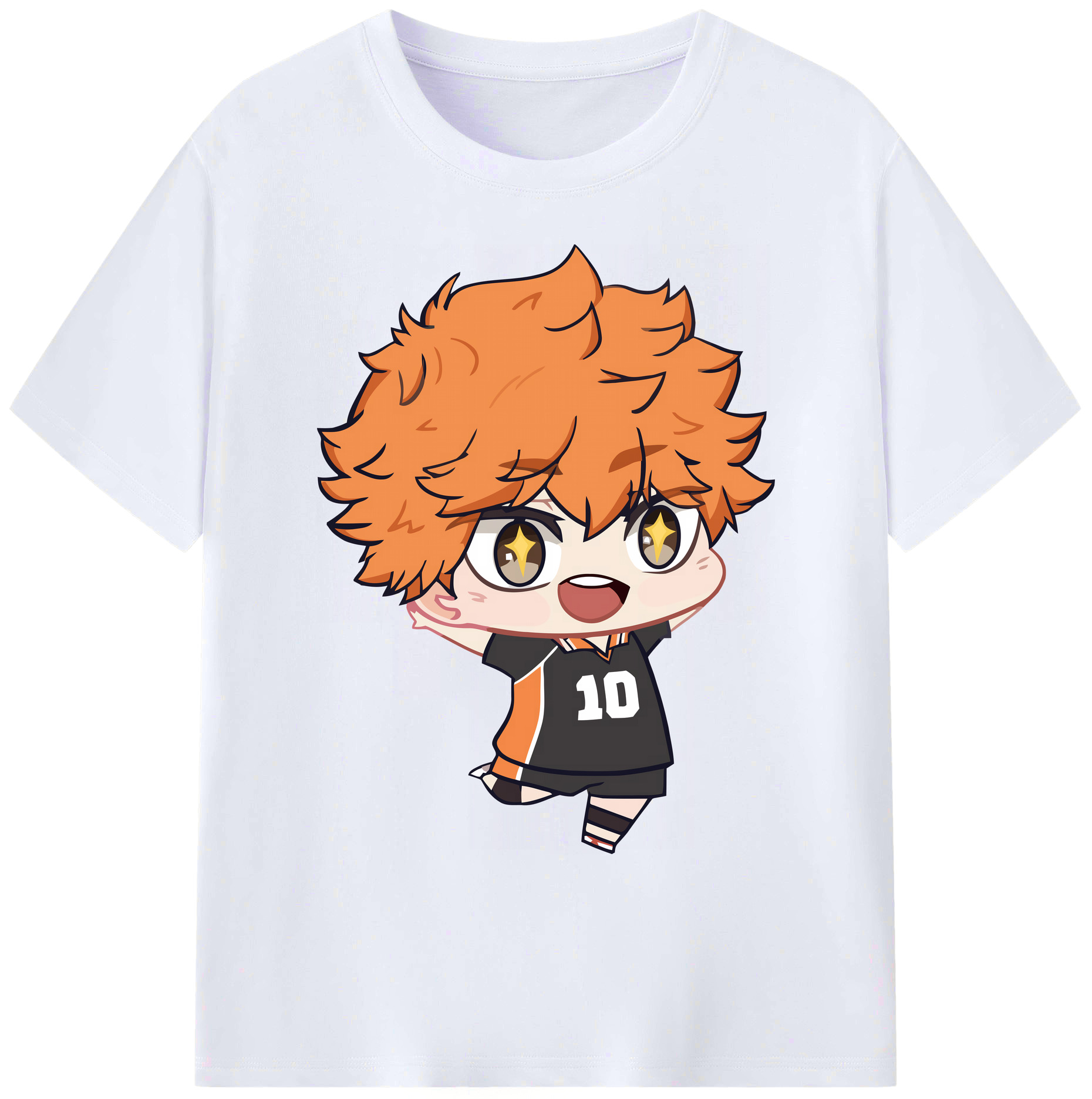 （画像用） ハイキュー!! Haikyu!! 綿100％ メンズ半袖Tシャツ｜肌触りやわらか＆通気性