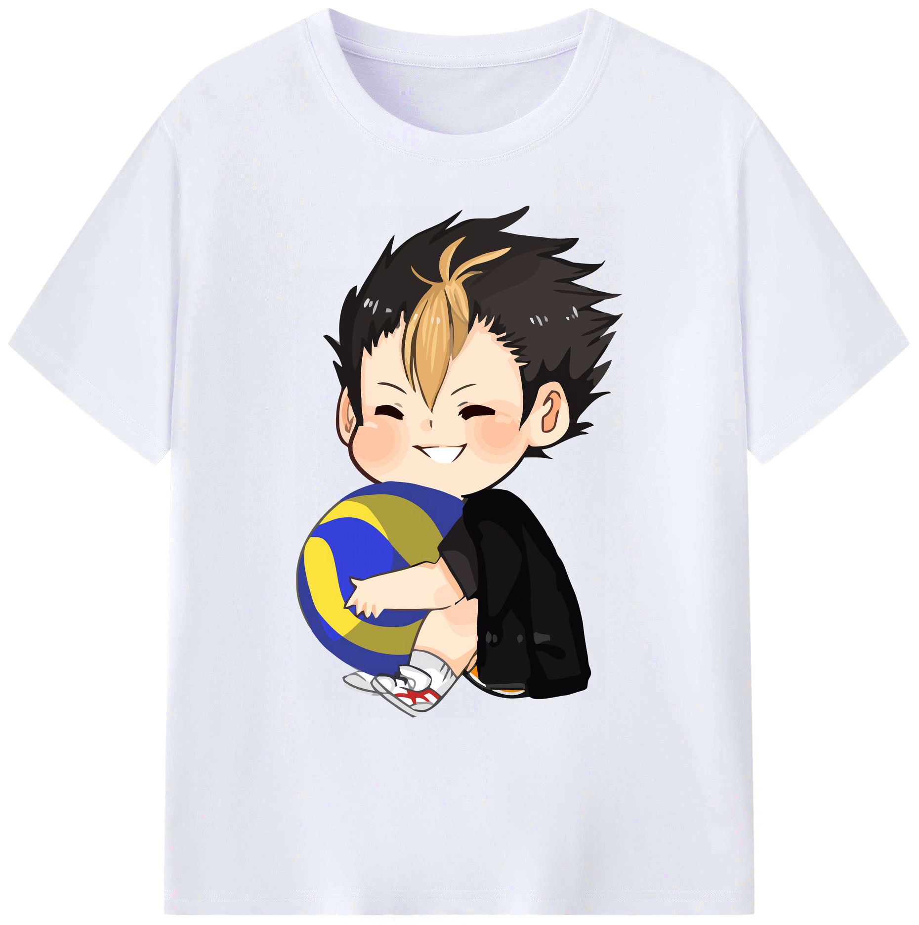 （画像用） ハイキュー!! Haikyu!! 綿100％ メンズ半袖Tシャツ｜肌触りやわらか＆通気性