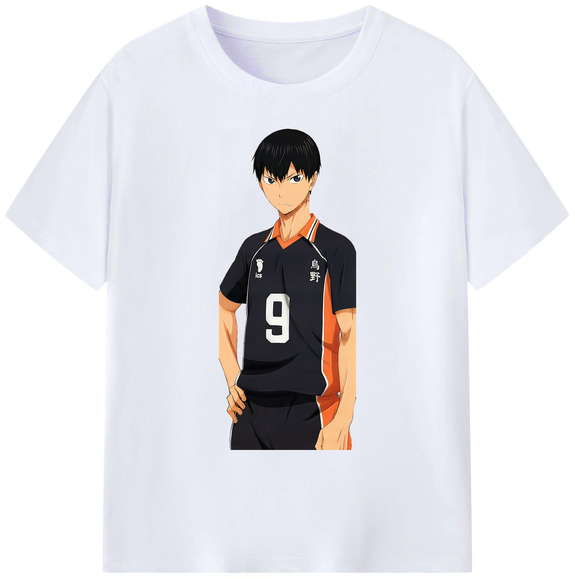 （画像用） ハイキュー!! Haikyu!! 綿100％ メンズ半袖Tシャツ｜肌触りやわらか＆通気性