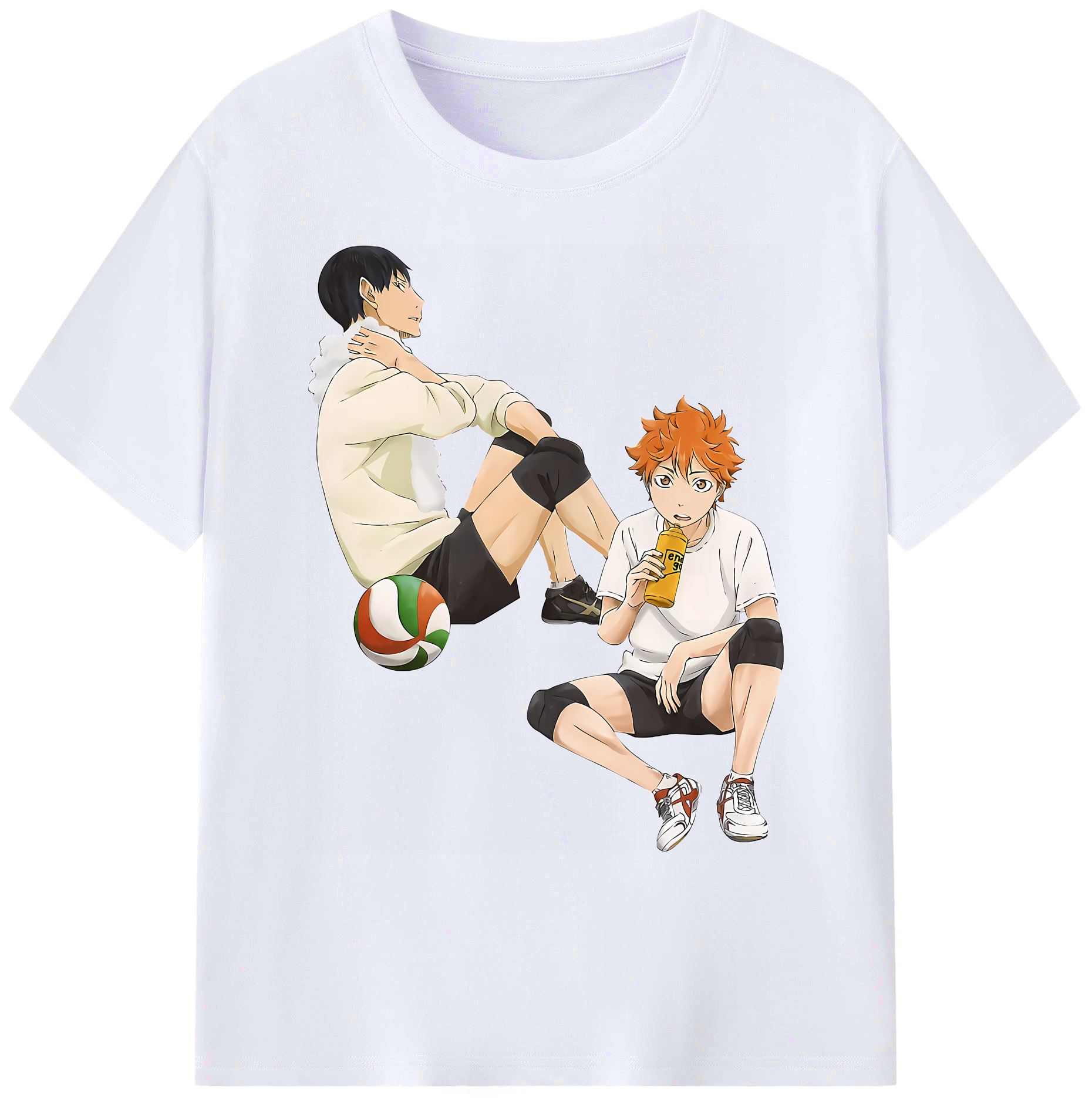 （画像用） ハイキュー!! Haikyu!! 綿100％ メンズ半袖Tシャツ｜肌触りやわらか＆通気性
