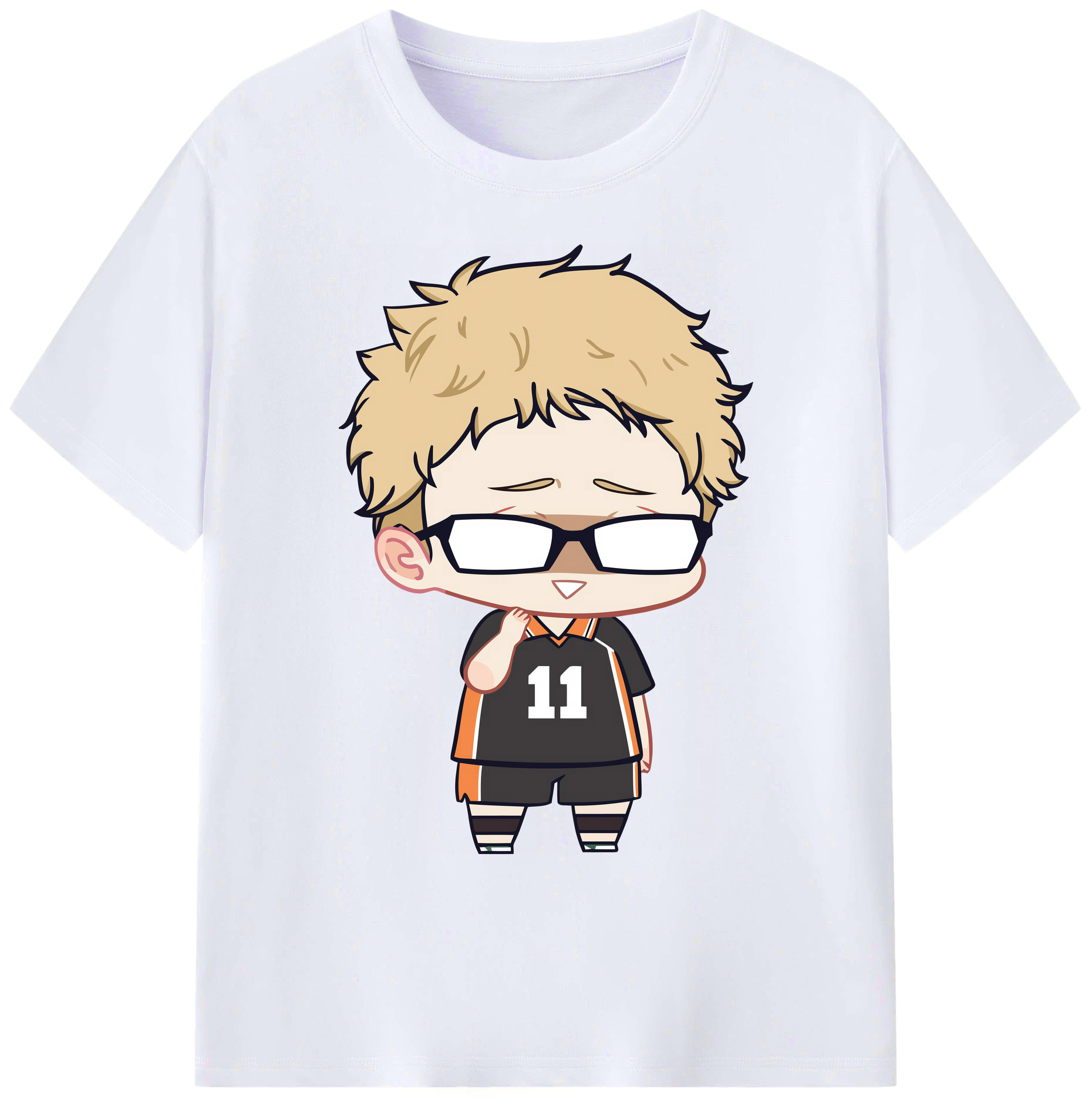 （画像用） ハイキュー!! Haikyu!! 綿100％ メンズ半袖Tシャツ｜肌触りやわらか＆通気性