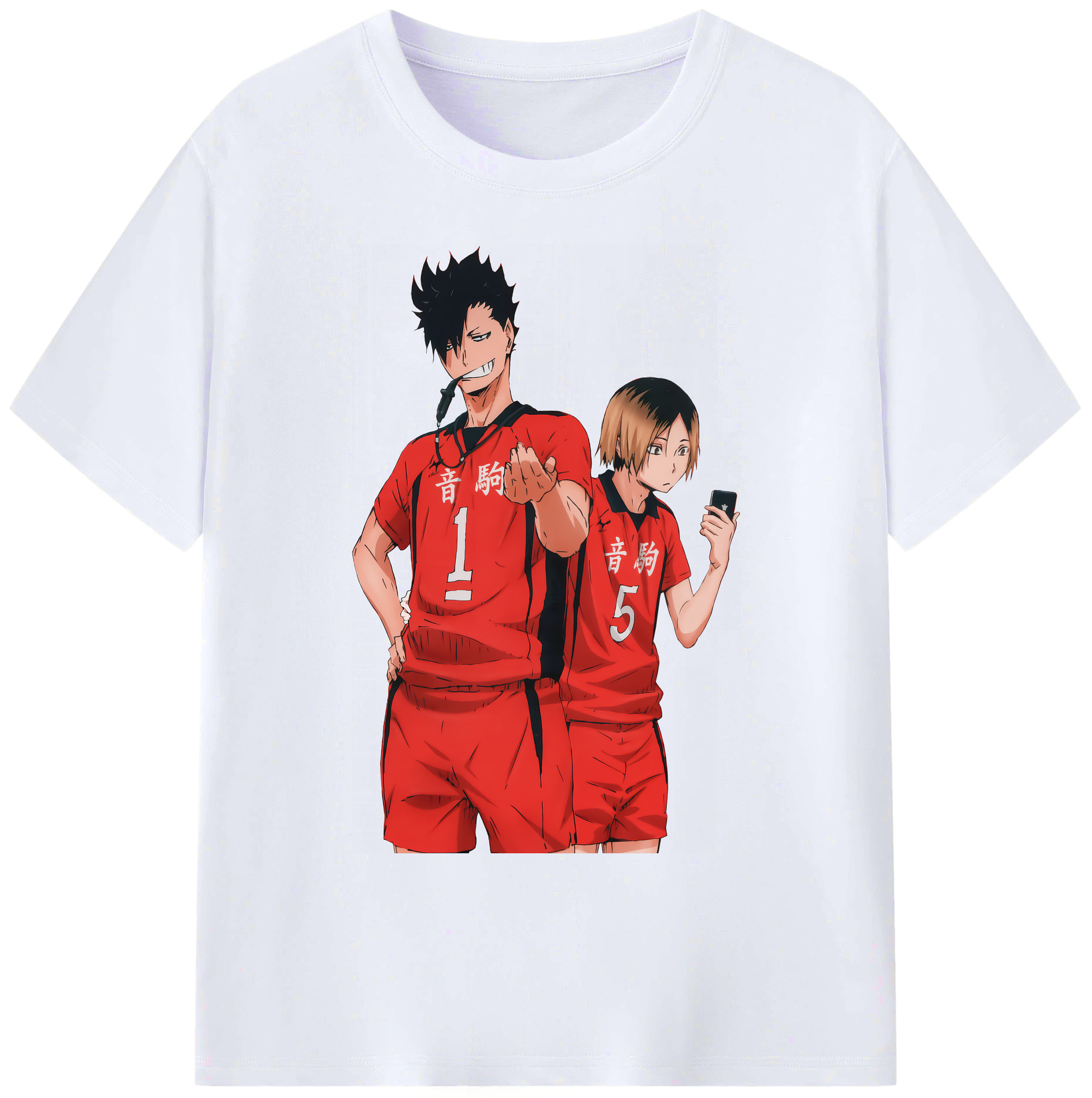 （画像用） ハイキュー!! Haikyu!! 綿100％ メンズ半袖Tシャツ｜肌触りやわらか＆通気性