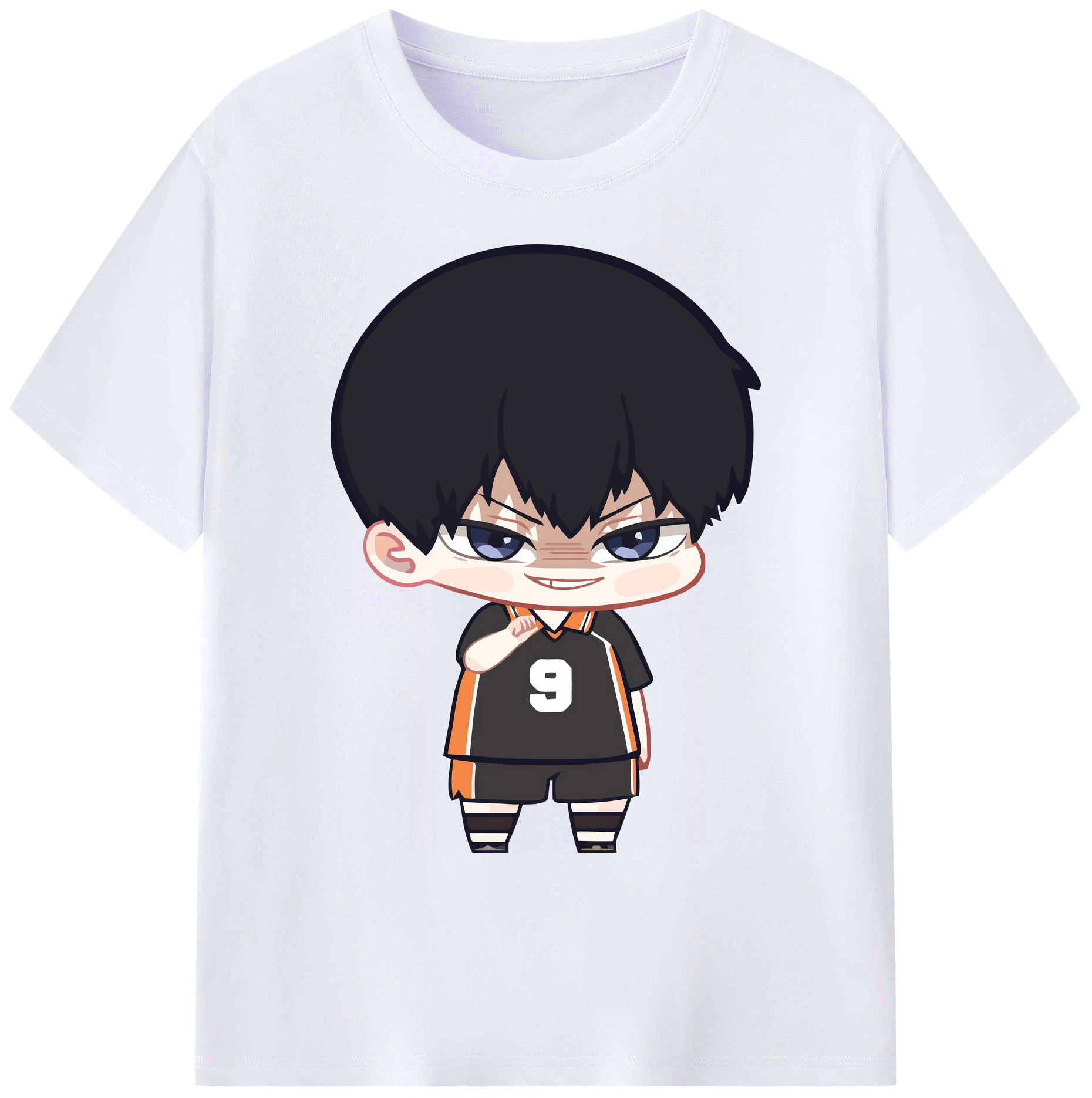 （画像用） ハイキュー!! Haikyu!! 綿100％ メンズ半袖Tシャツ｜肌触りやわらか＆通気性