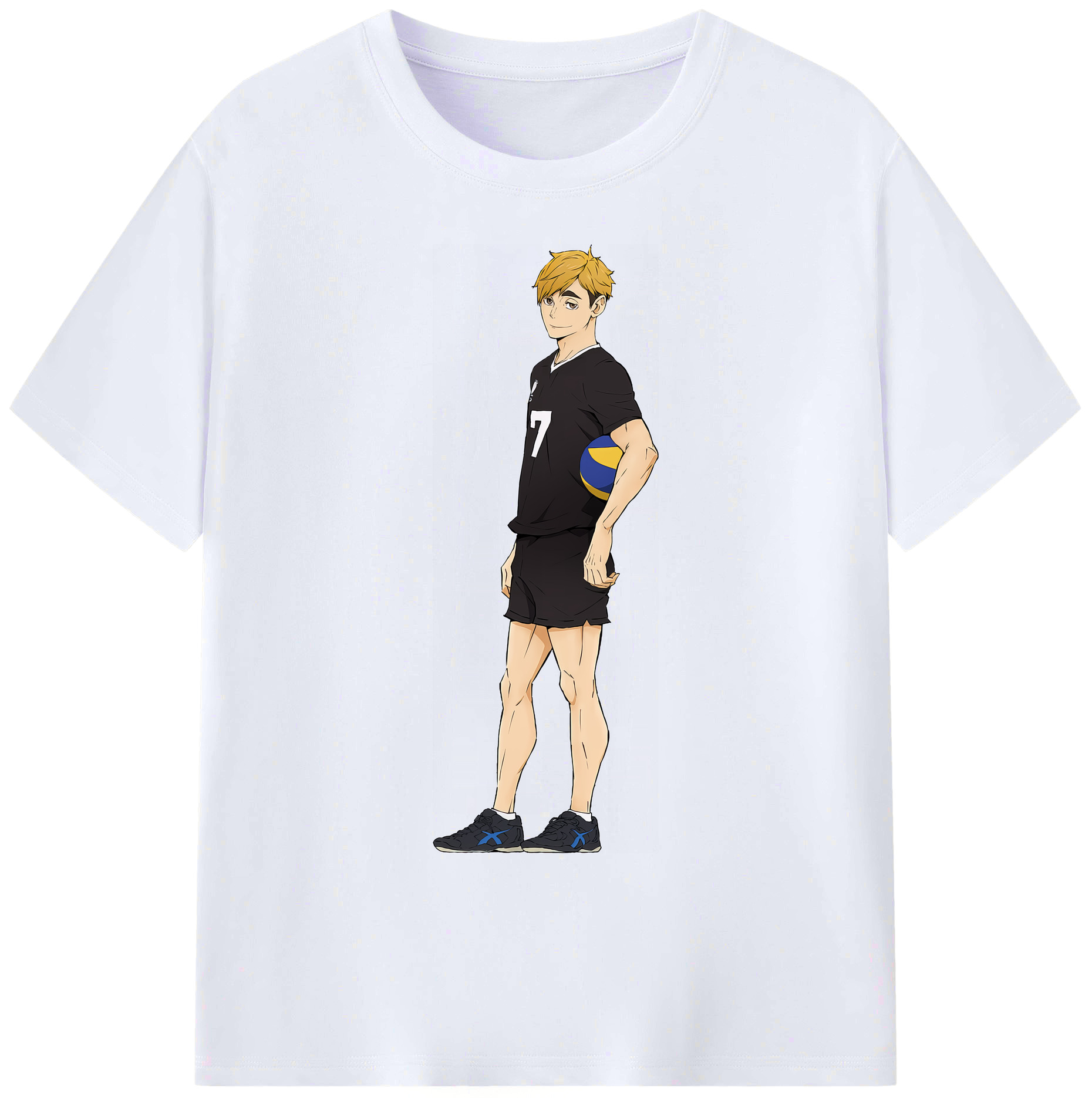 （画像用） ハイキュー!! Haikyu!! 綿100％ メンズ半袖Tシャツ｜肌触りやわらか＆通気性