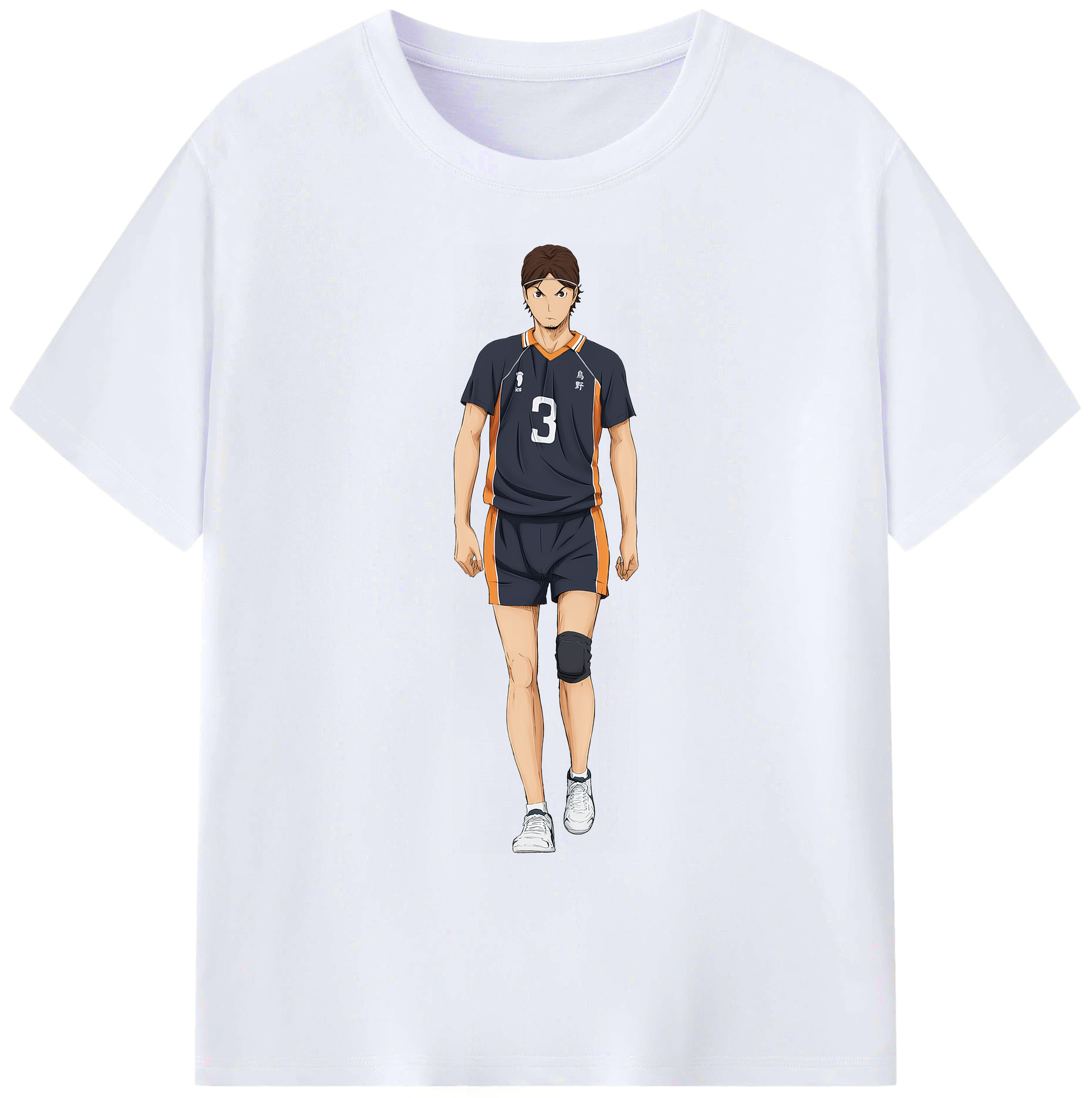 （画像用） ハイキュー!! Haikyu!! 綿100％ メンズ半袖Tシャツ｜肌触りやわらか＆通気性