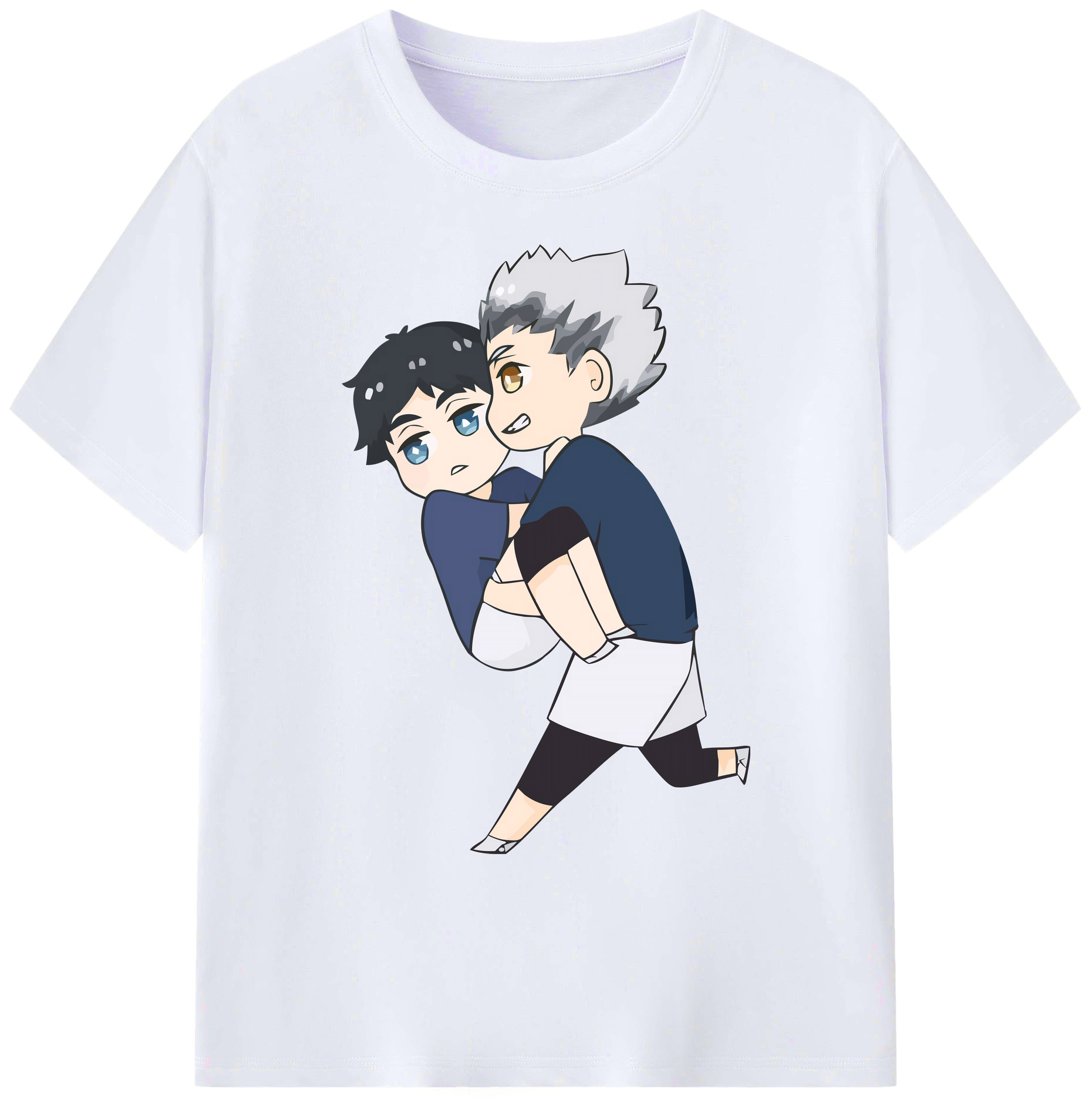 （画像用） ハイキュー!! Haikyu!! 綿100％ メンズ半袖Tシャツ｜肌触りやわらか＆通気性