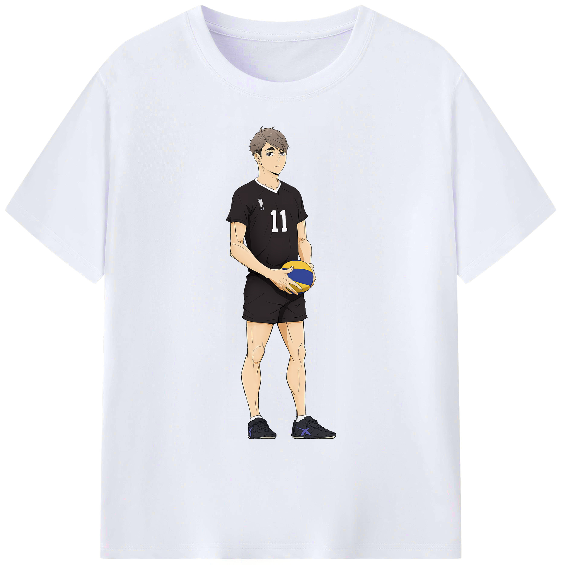 （画像用） ハイキュー!! Haikyu!! 綿100％ メンズ半袖Tシャツ｜肌触りやわらか＆通気性