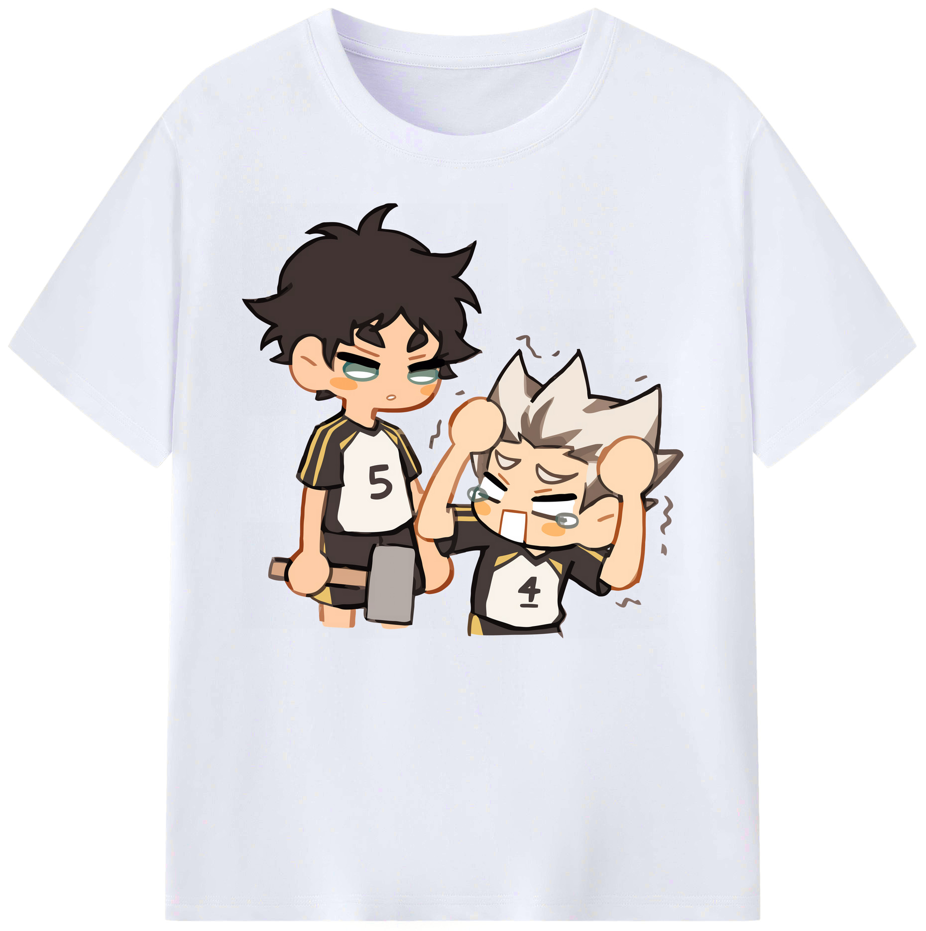 （画像用） ハイキュー!! Haikyu!! 綿100％ メンズ半袖Tシャツ｜肌触りやわらか＆通気性