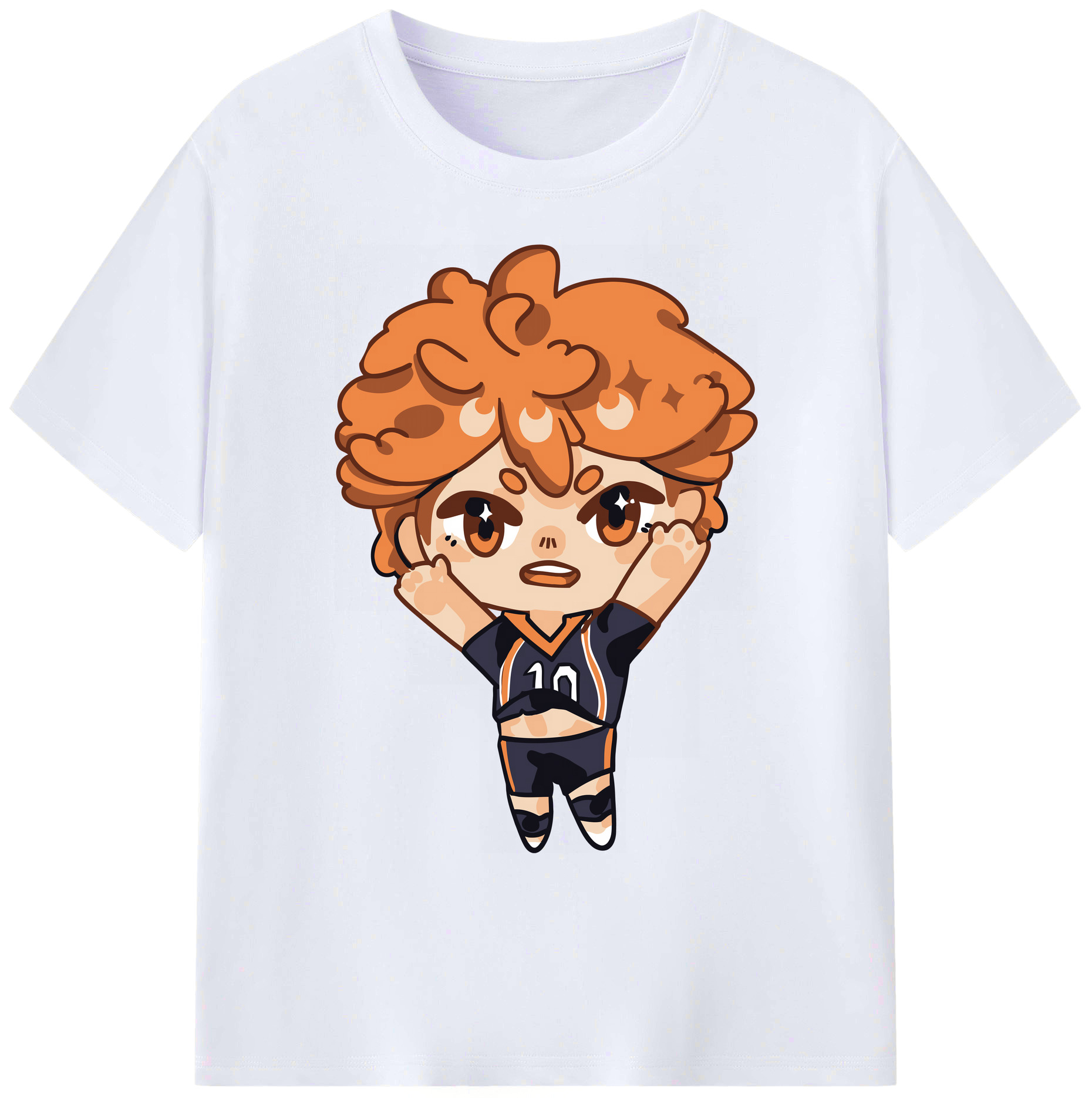 （画像用） ハイキュー!! Haikyu!! 綿100％ メンズ半袖Tシャツ｜肌触りやわらか＆通気性