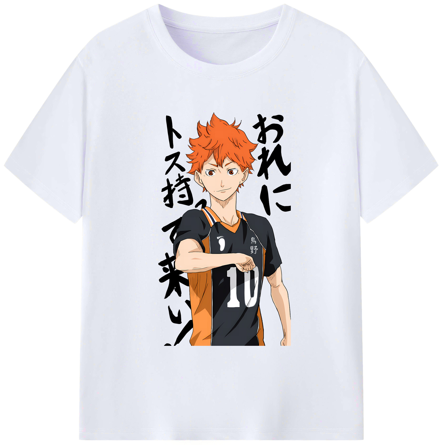 （画像用） ハイキュー!! Haikyu!! 綿100％ メンズ半袖Tシャツ｜肌触りやわらか＆通気性