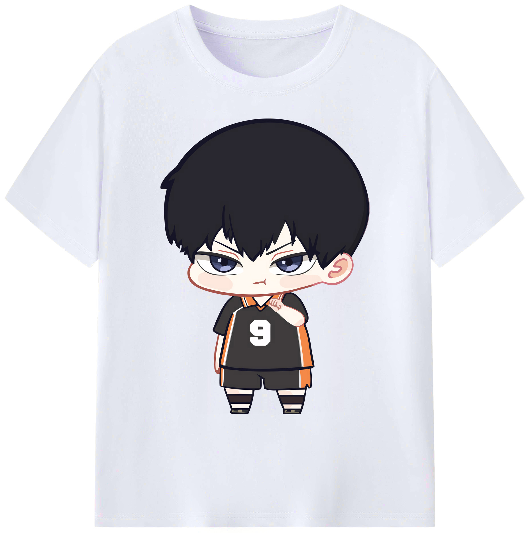 （画像用） ハイキュー!! Haikyu!! 綿100％ メンズ半袖Tシャツ｜肌触りやわらか＆通気性