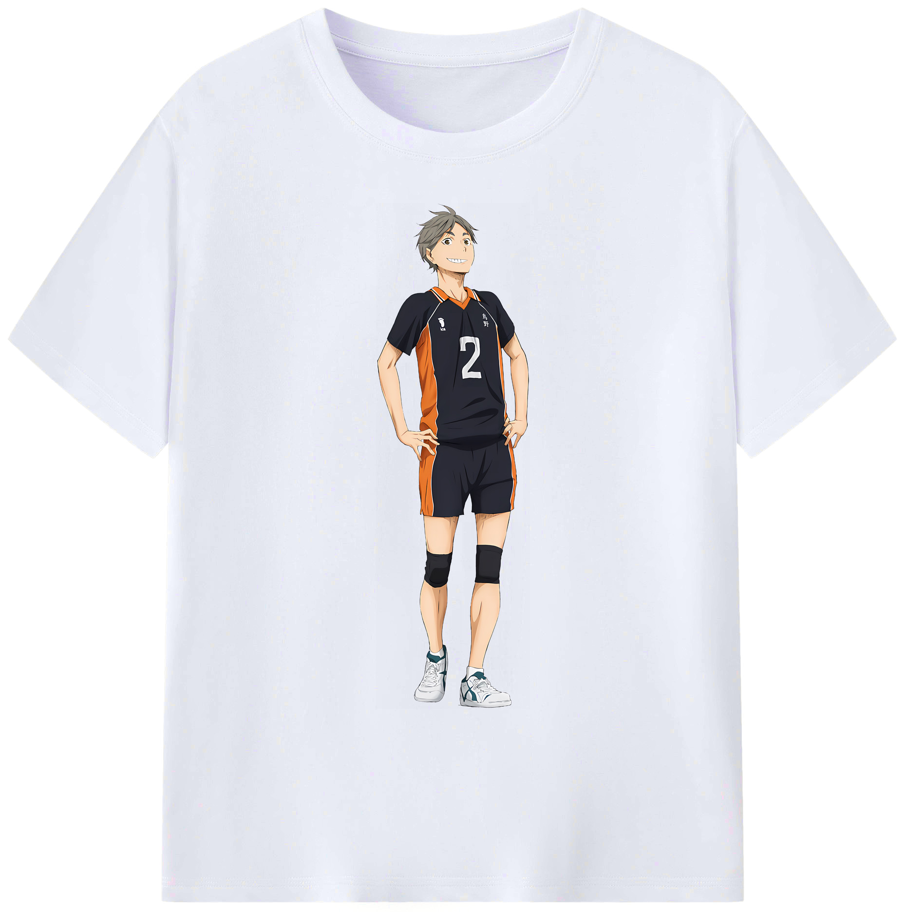 （画像用） ハイキュー!! Haikyu!! 綿100％ メンズ半袖Tシャツ｜肌触りやわらか＆通気性