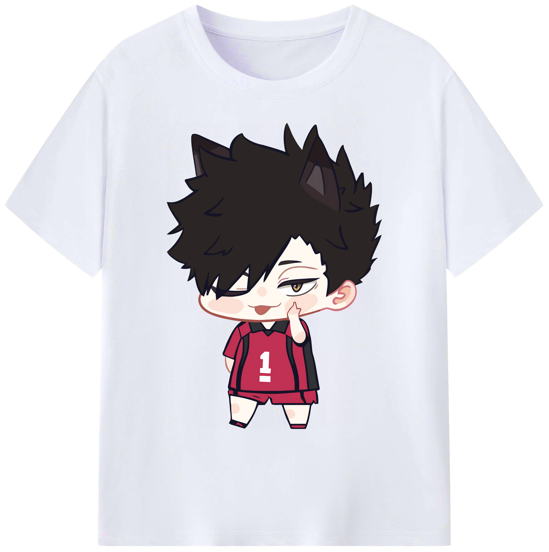 （画像用） ハイキュー!! Haikyu!! 綿100％ メンズ半袖Tシャツ｜肌触りやわらか＆通気性