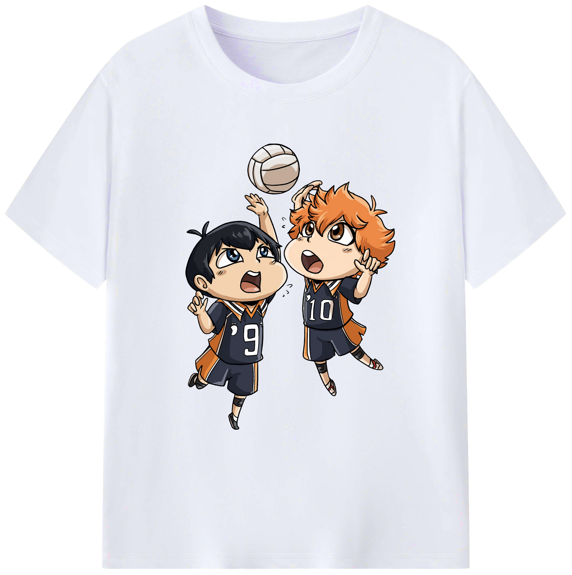 （画像用） ハイキュー!! Haikyu!! 綿100％ メンズ半袖Tシャツ｜肌触りやわらか＆通気性