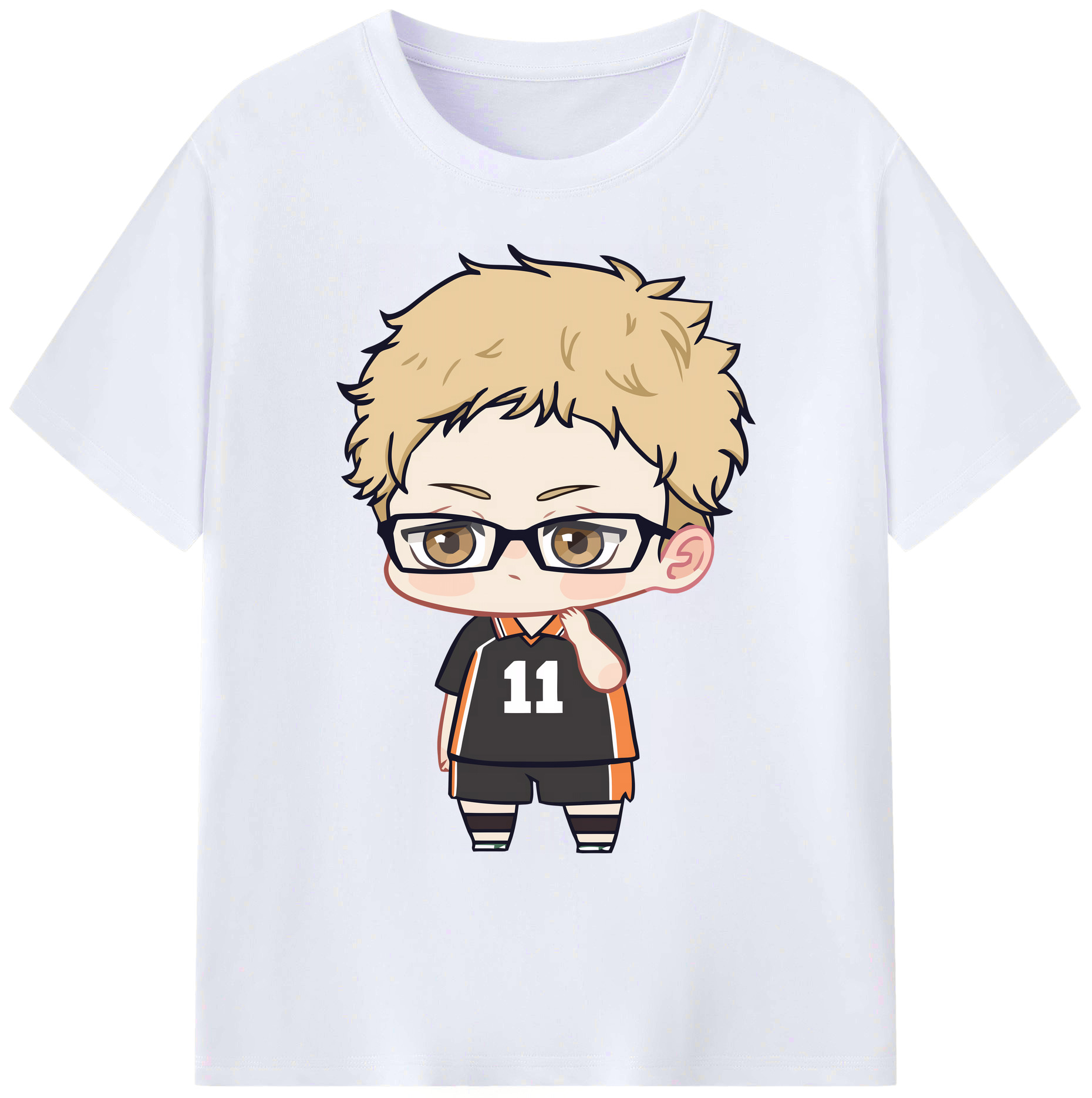 （画像用） ハイキュー!! Haikyu!! 綿100％ メンズ半袖Tシャツ｜肌触りやわらか＆通気性