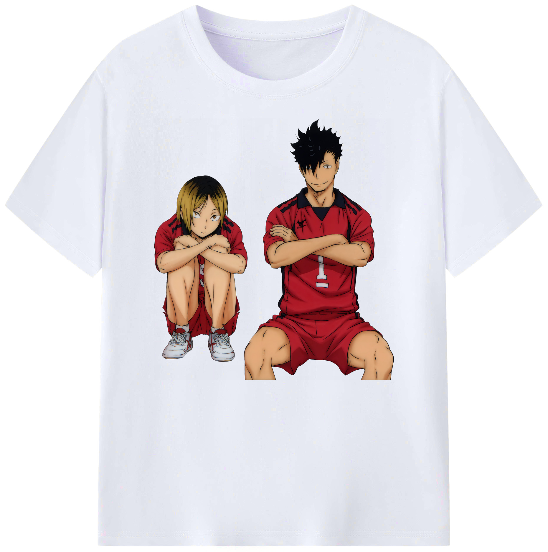 （画像用） ハイキュー!! Haikyu!! 綿100％ メンズ半袖Tシャツ｜肌触りやわらか＆通気性