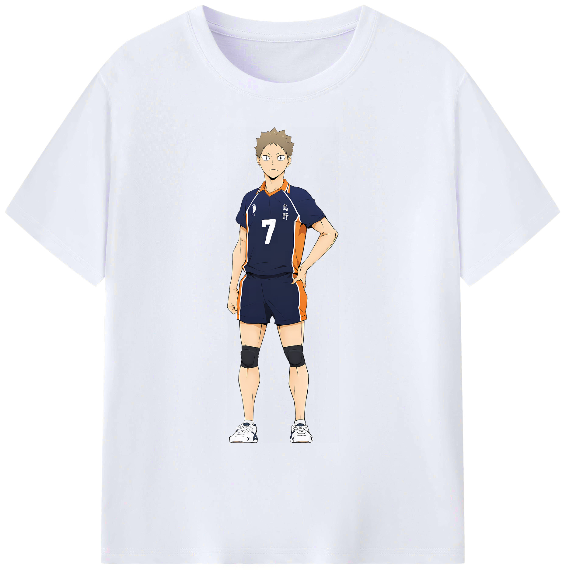 （画像用） ハイキュー!! Haikyu!! 綿100％ メンズ半袖Tシャツ｜肌触りやわらか＆通気性