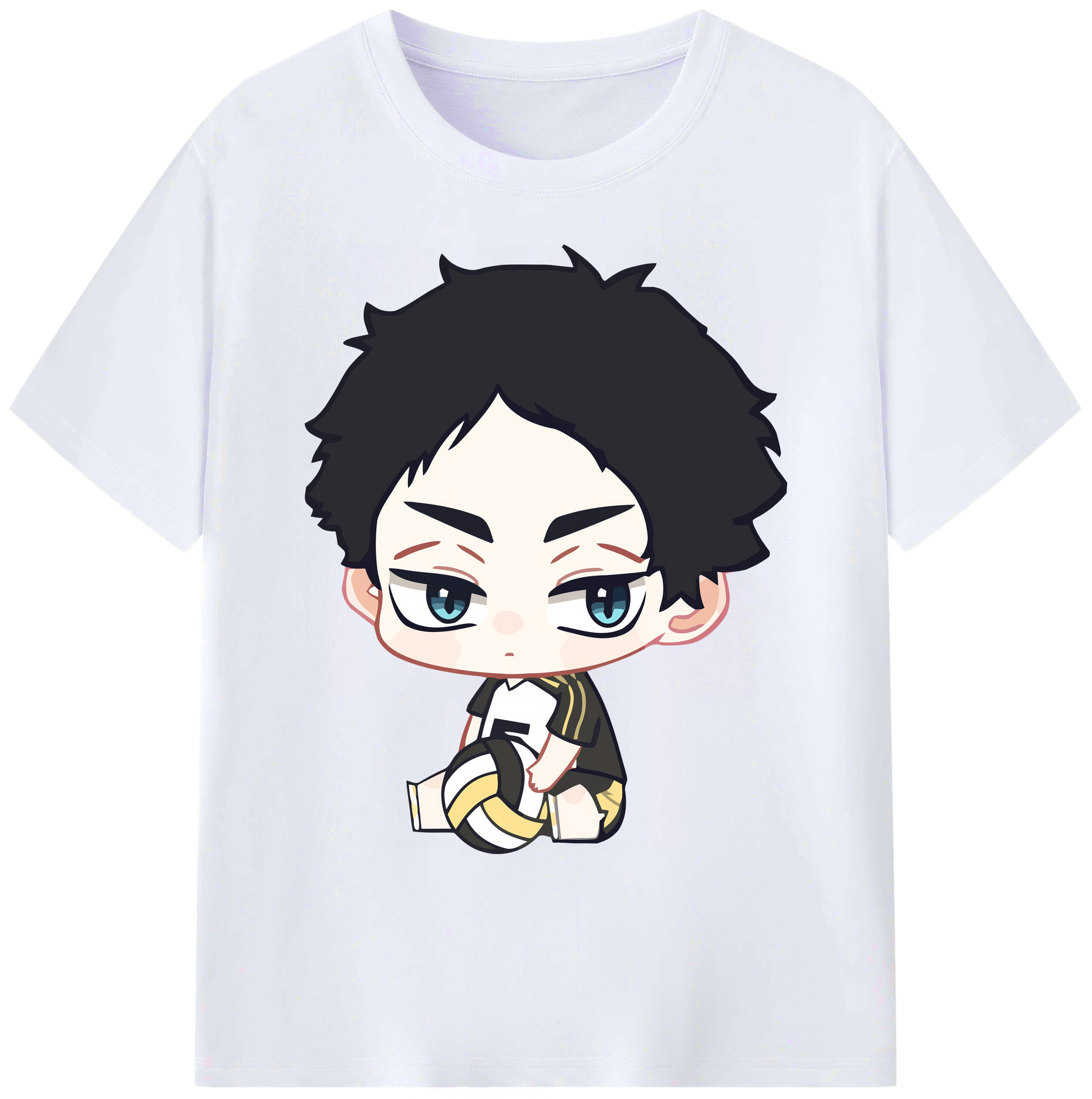 （画像用） ハイキュー!! Haikyu!! 綿100％ メンズ半袖Tシャツ｜肌触りやわらか＆通気性