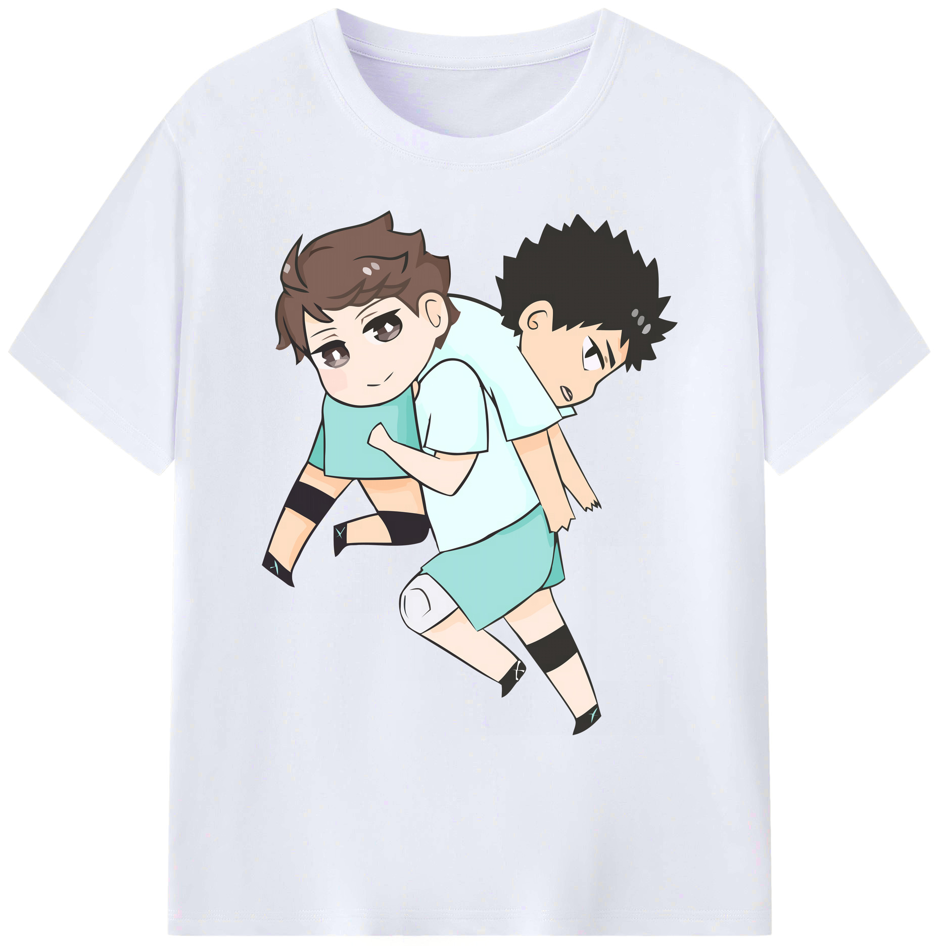 （画像用） ハイキュー!! Haikyu!! 綿100％ メンズ半袖Tシャツ｜肌触りやわらか＆通気性
