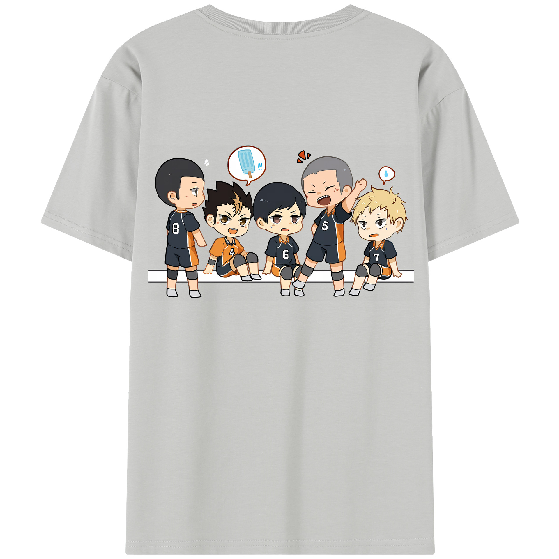 （画像用） ハイキュー!! Haikyu!! レディース半袖Tシャツ(バックプリント)