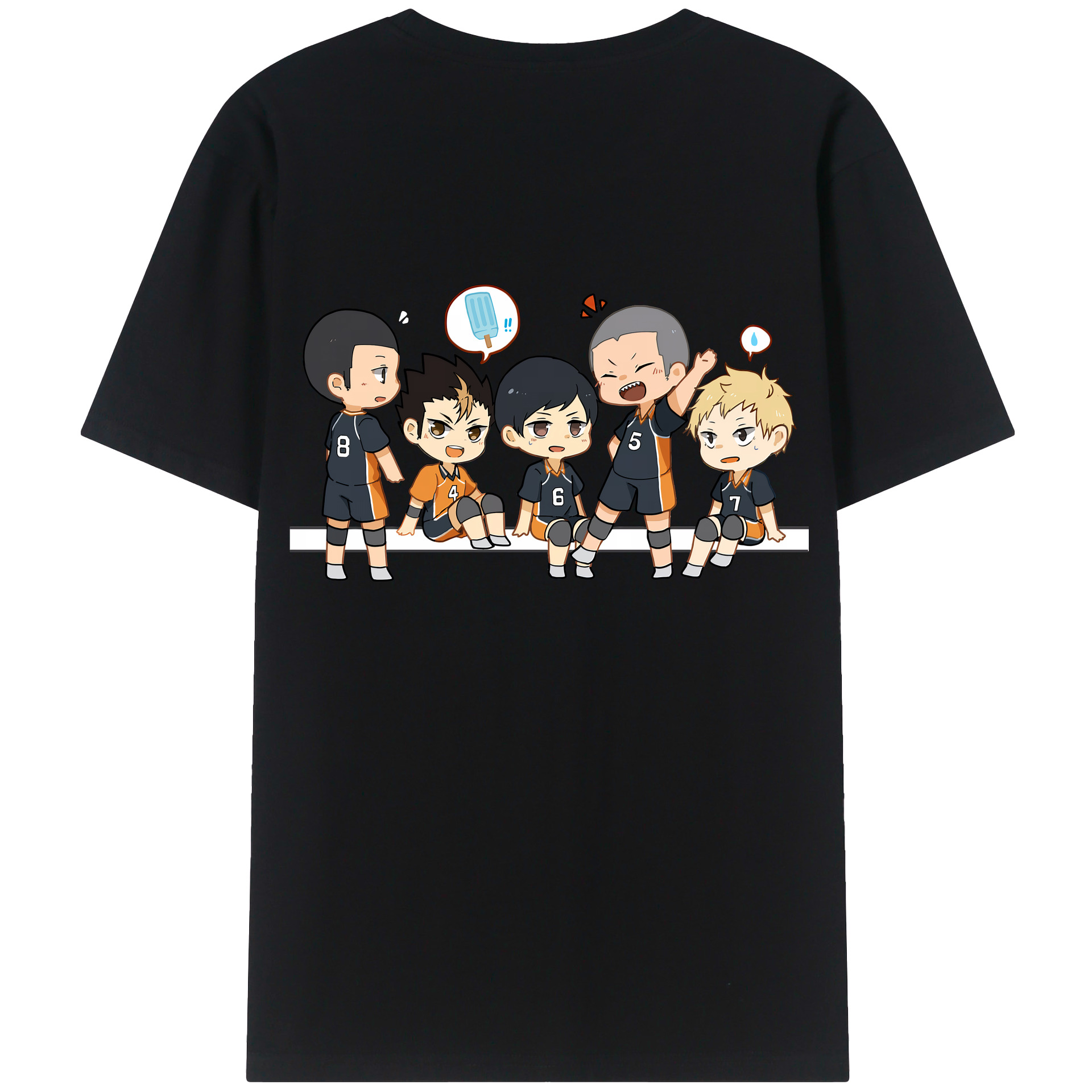 （画像用） ハイキュー!! Haikyu!! レディース半袖Tシャツ(バックプリント)