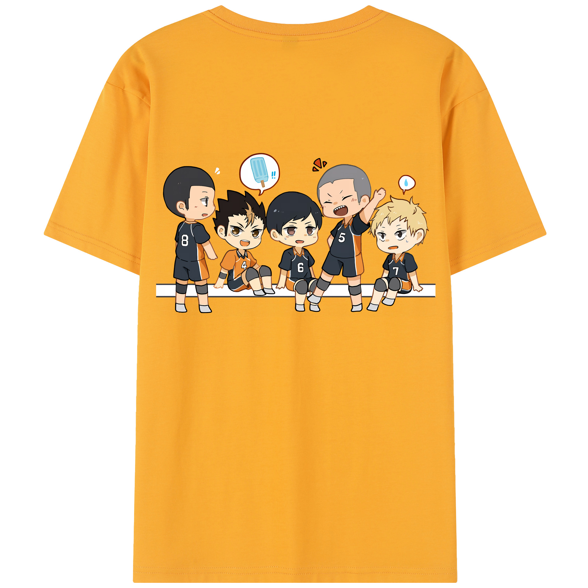 （画像用） ハイキュー!! Haikyu!! レディース半袖Tシャツ(バックプリント)