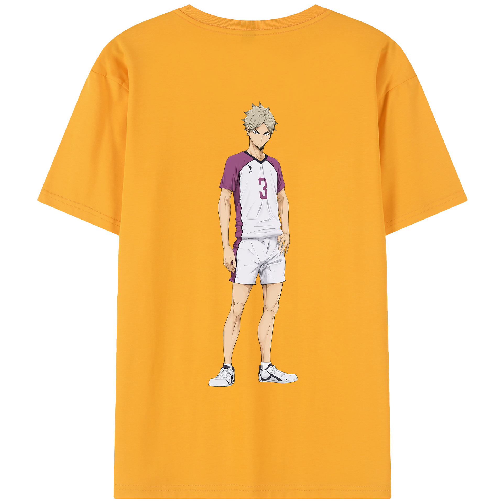 （画像用） ハイキュー!! Haikyu!! レディース半袖Tシャツ(バックプリント)
