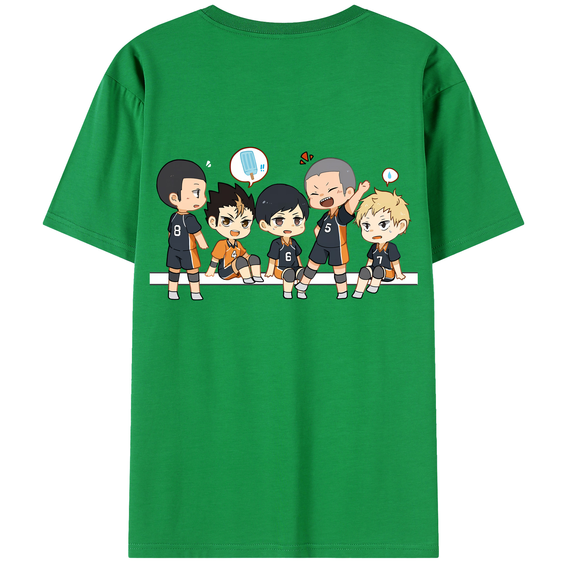 （画像用） ハイキュー!! Haikyu!! レディース半袖Tシャツ(バックプリント)