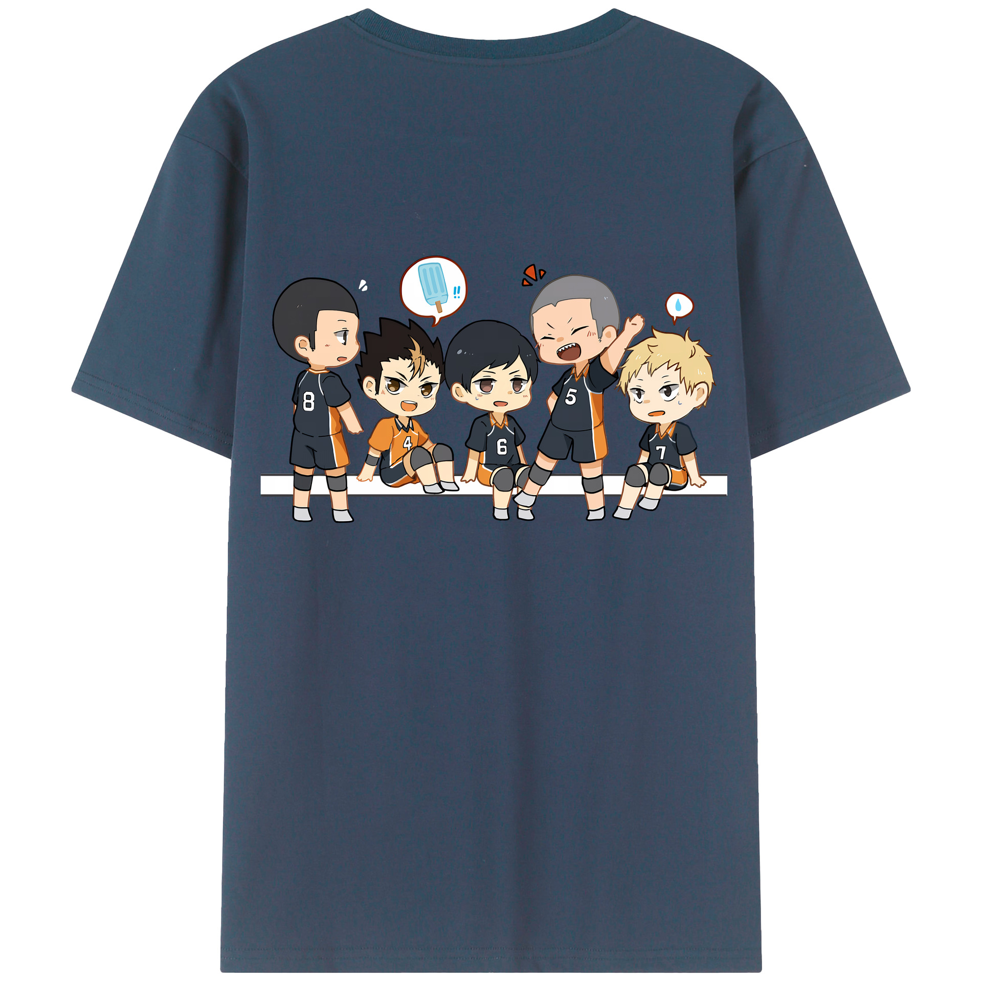 （画像用） ハイキュー!! Haikyu!! レディース半袖Tシャツ(バックプリント)