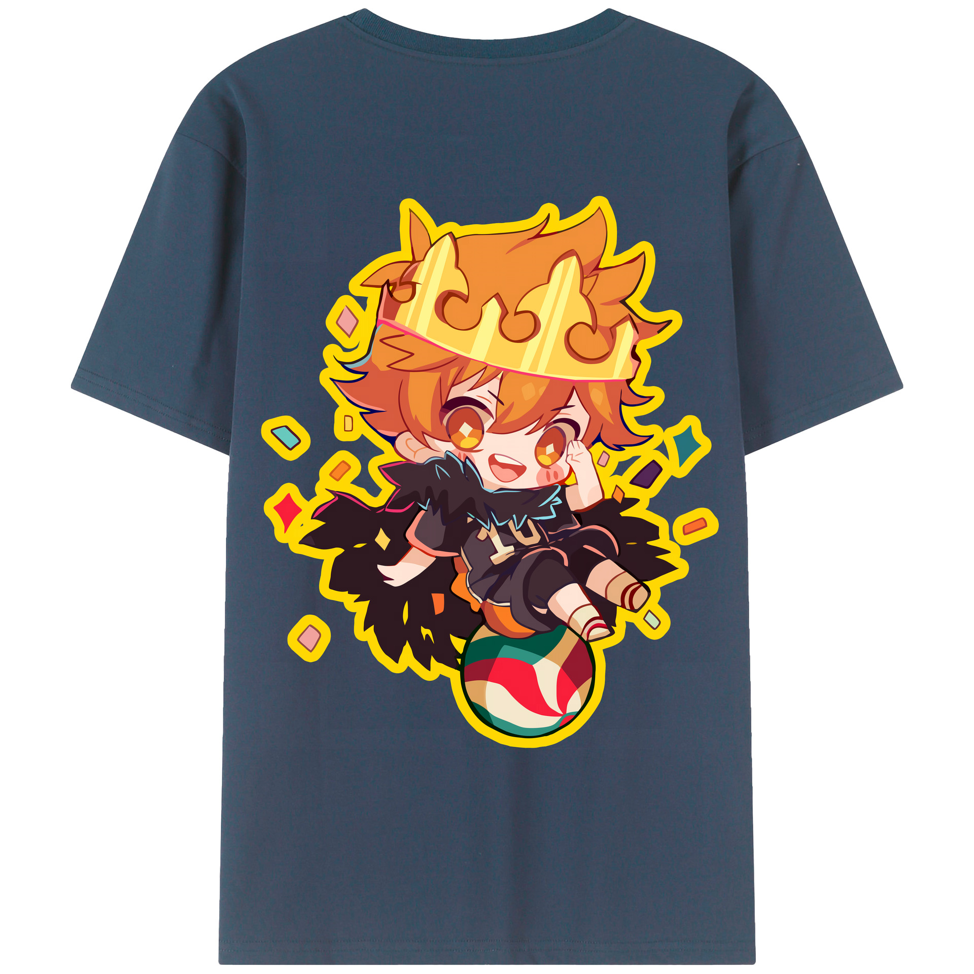 （画像用） ハイキュー!! Haikyu!! レディース半袖Tシャツ(バックプリント)