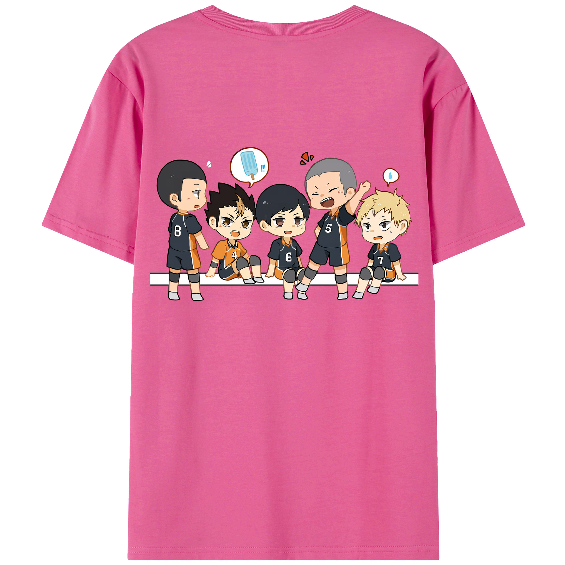 （画像用） ハイキュー!! Haikyu!! レディース半袖Tシャツ(バックプリント)