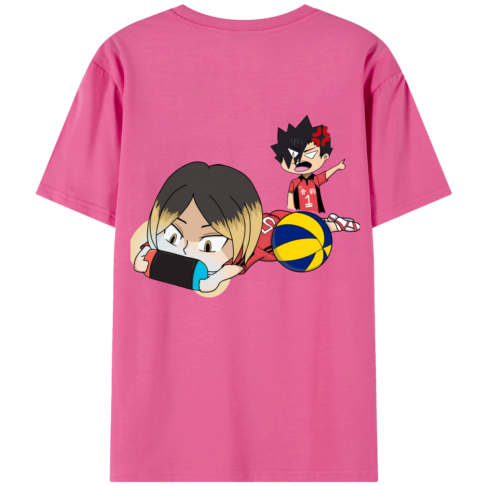 （画像用） ハイキュー!! Haikyu!! レディース半袖Tシャツ(バックプリント)
