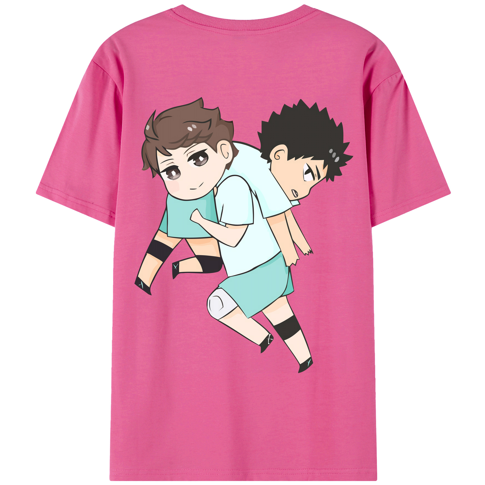 （画像用） ハイキュー!! Haikyu!! レディース半袖Tシャツ(バックプリント)